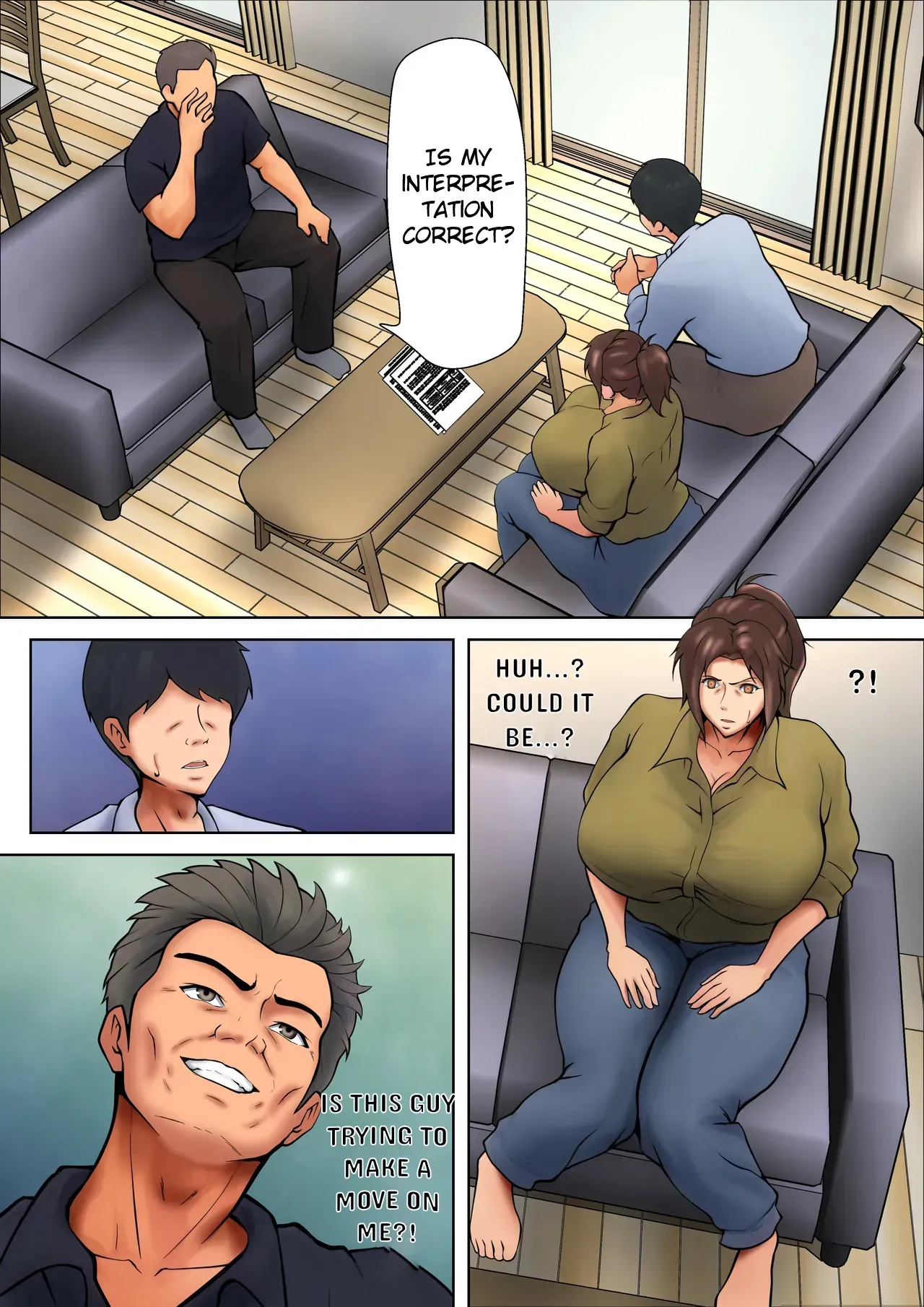 [Pentacle (Shimipan)] A Married Woman Who Chose to Be Embraced for The Sake of Her Daughter - A Night Sanctioned by Her Husband Part 1+2 [English] - Page 10