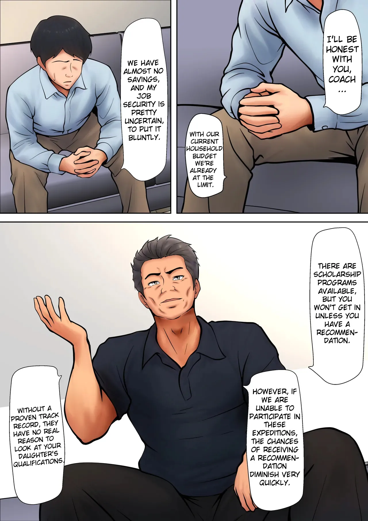 [Pentacle (Shimipan)] A Married Woman Who Chose to Be Embraced for The Sake of Her Daughter - A Night Sanctioned by Her Husband Part 1+2 [English] - Page 6
