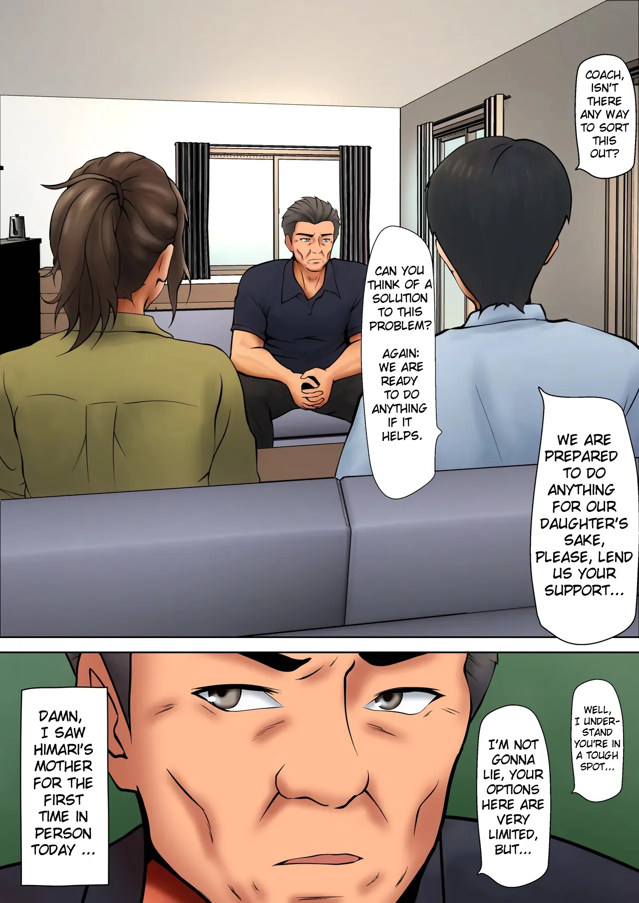 [Pentacle (Shimipan)] A Married Woman Who Chose to Be Embraced for The Sake of Her Daughter - A Night Sanctioned by Her Husband Part 1+2 [English] - Page 7
