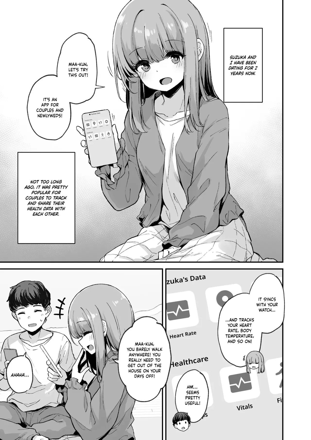[Hitoi] Couples App (Pixiv Fanbox) [English] [Hakua] - Page 1