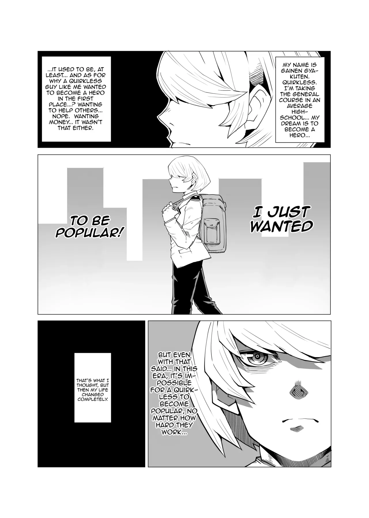 [Oekaki Kaki] Teisou Gyakuten no Hero Academia | Inverted Morality Hero Academia (Boku no Hero Academia) [English] {Doujins.com} - Page 1