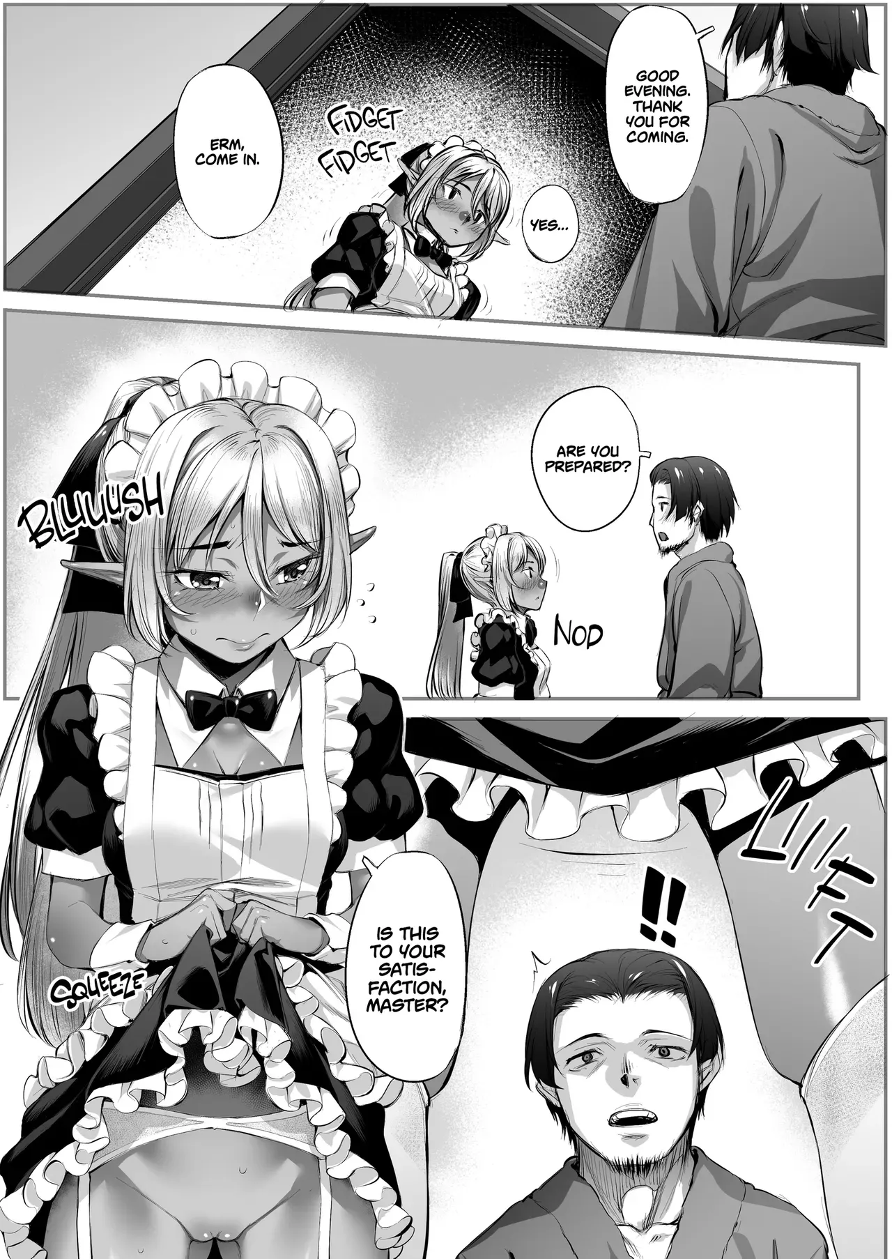 [Area14 (Kasei)] Maid-san to no Seikatsu | Life With a Dark Elf Maid [English] [J18] [Decensored] [Digital] - Page 6