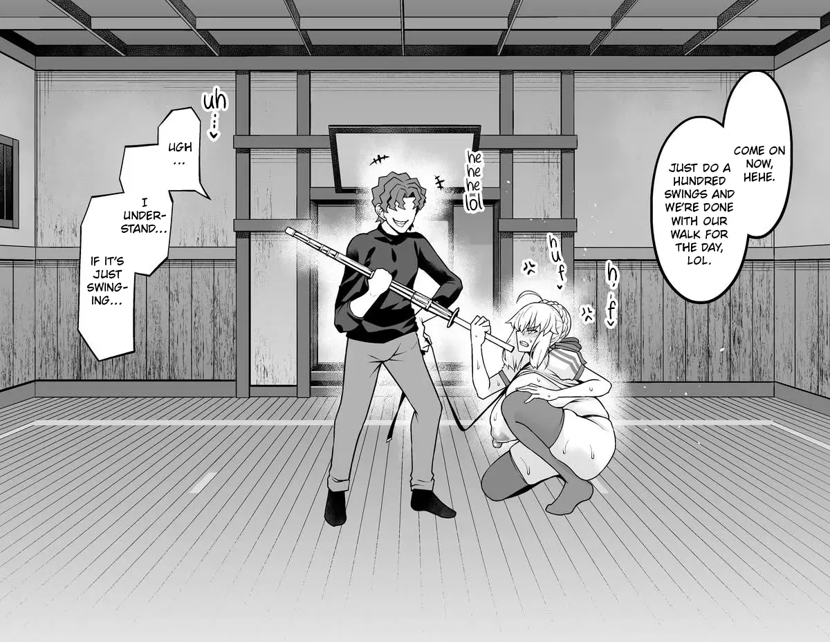 [Ankoman] Arutoria, Shinji to yoru no sanpo❤ - Artoria and Shinjis nightwalk ♥(Fate/stay night)  [English] - Page 5