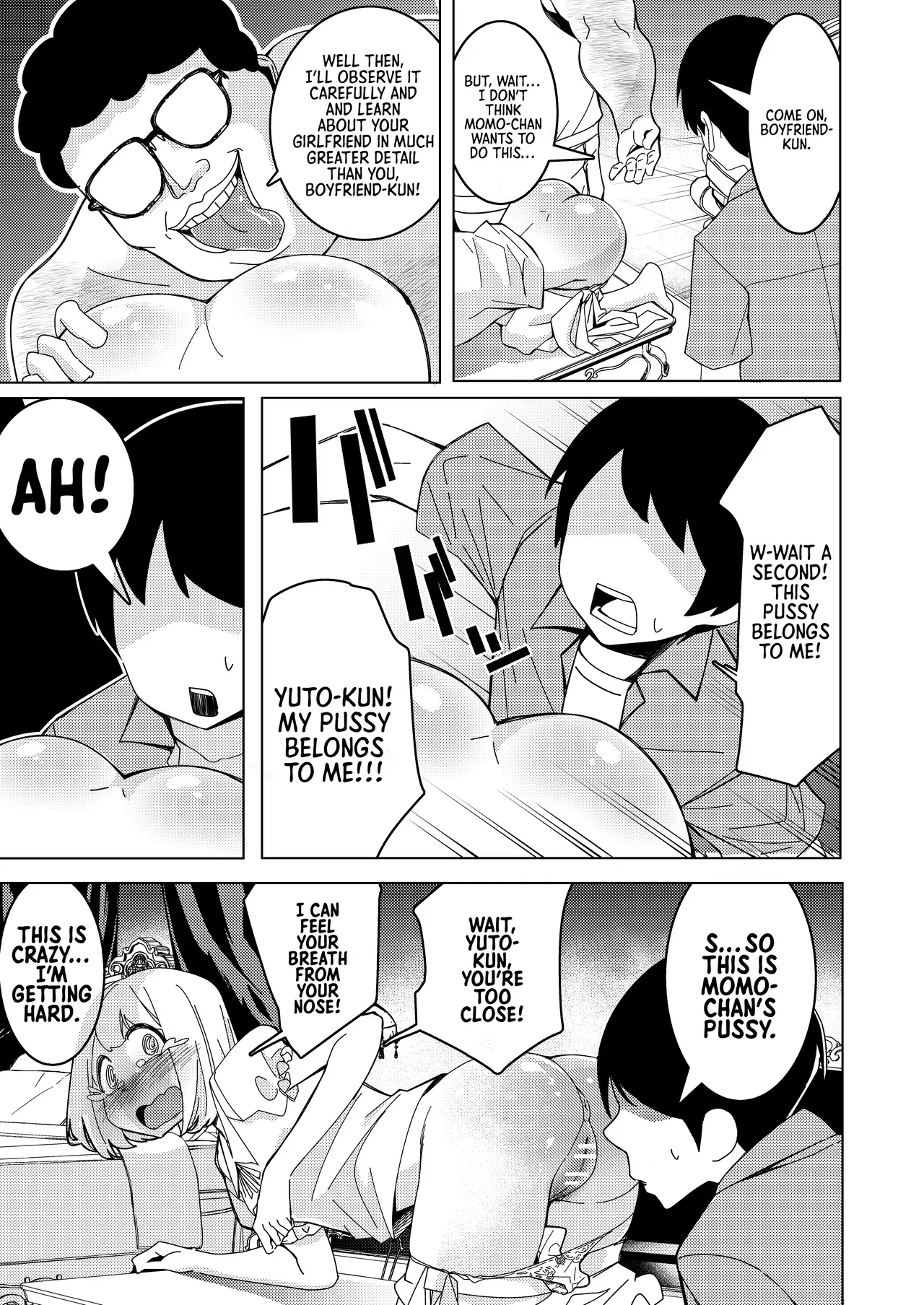 [Hisamaru Hajimeya (Hisamaru Hajime)] Saimin Appli de! ~Tsukiatte 3-kagetsu Hatsu Ecchi Mokuzen no Couple ni Ecchi no Shikata o Oshiete Mita~ | With a Hypnosis App! ~I Tried Teaching a Three-Month Couple that's About to Have Sex for the First Time How to Have Sex~ [English] [Morally Bankrupt Wizard Translations] - Page 8