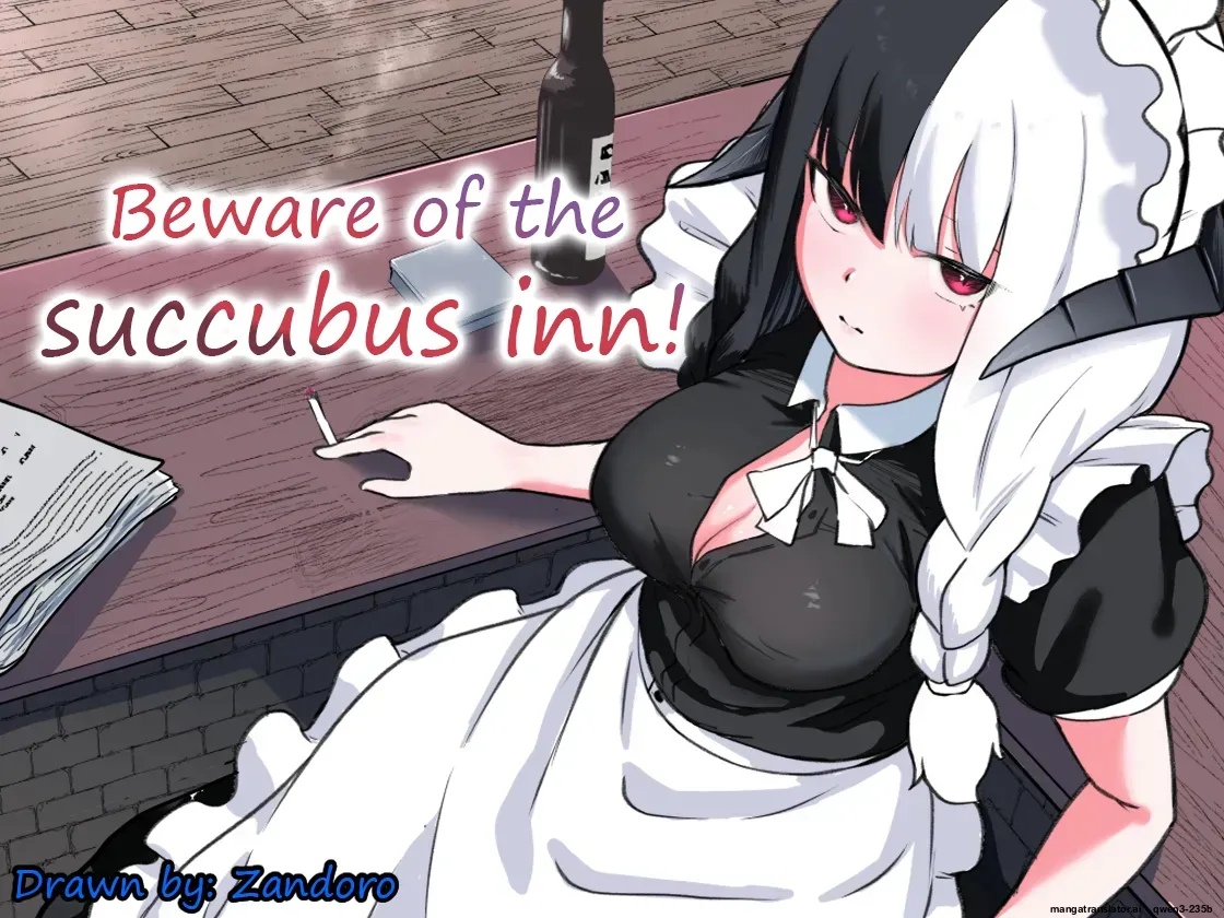 [Permission (Zandoro)] Succubus no Oyado ni Goyoujin ~Succubus ni Shimeagerarete Ochinchin kara Level o Shibori Torareru Ohanashi~ [English] [Decensored] - Page 1