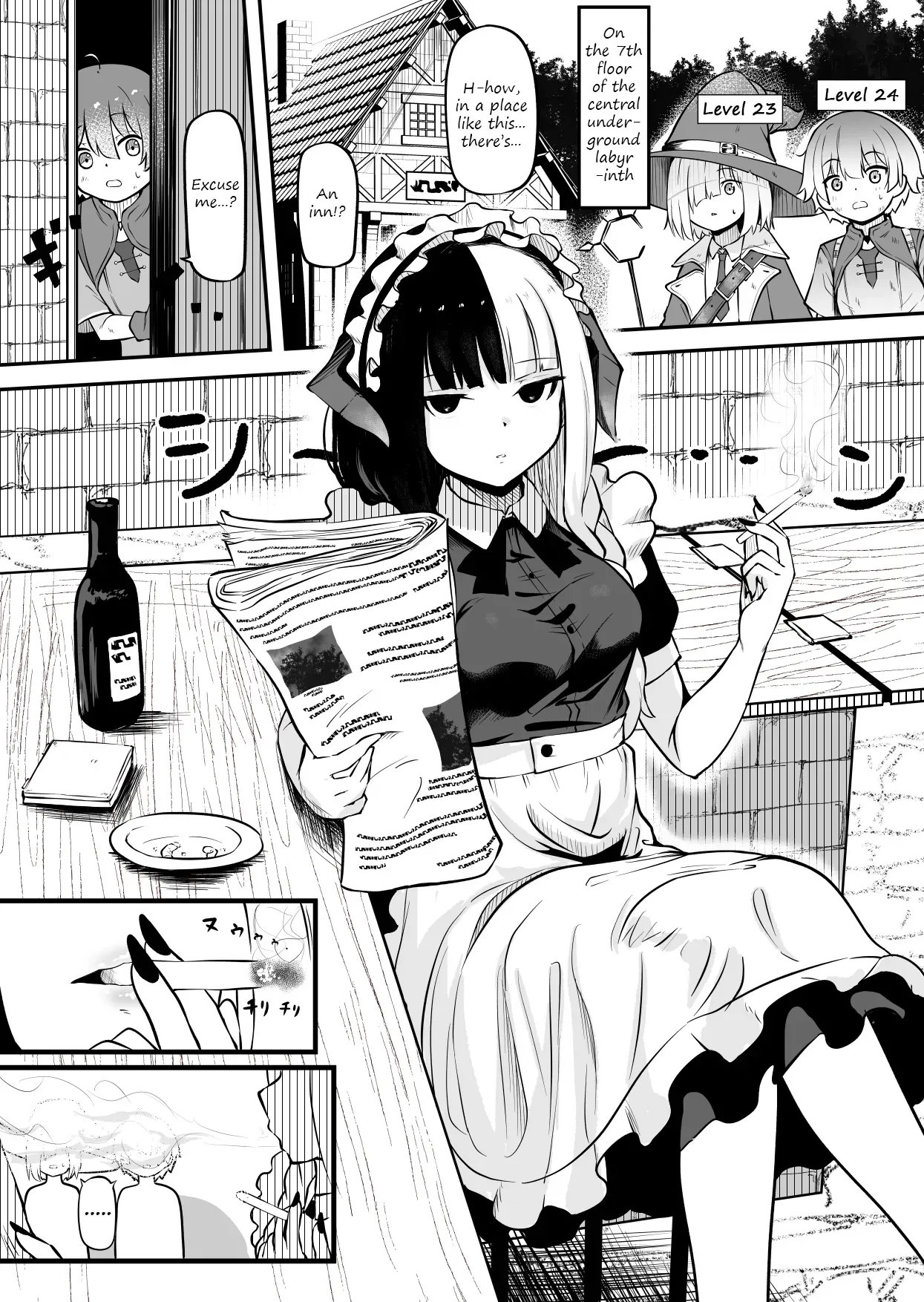 [Permission (Zandoro)] Succubus no Oyado ni Goyoujin ~Succubus ni Shimeagerarete Ochinchin kara Level o Shibori Torareru Ohanashi~ [English] [Decensored] - Page 2
