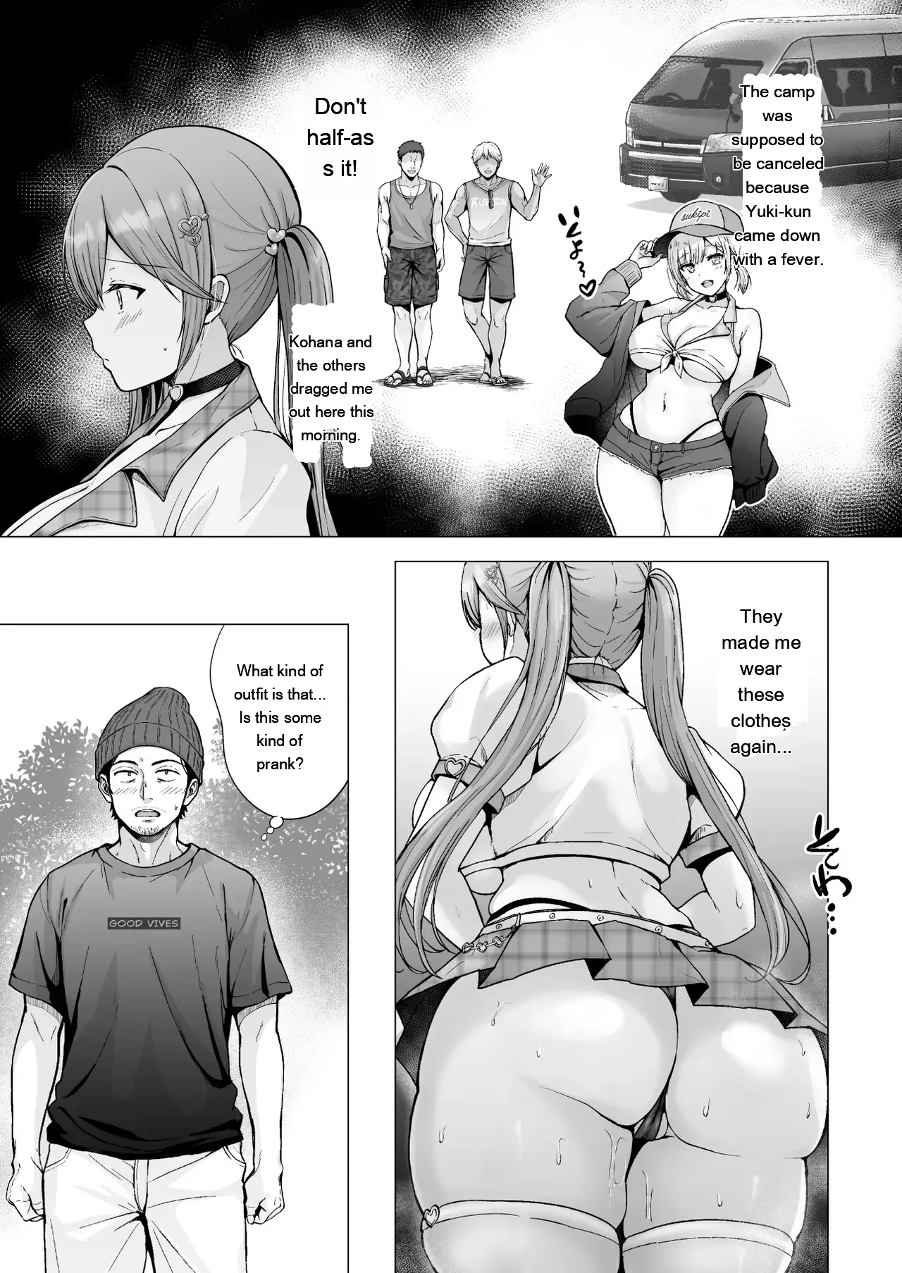 [Graphic L (Erun)] Soshite Kyou mo Moteasobareru 4 ~Yama Camp! Cosplay Hen~ [Eng][MTL] - Page 8