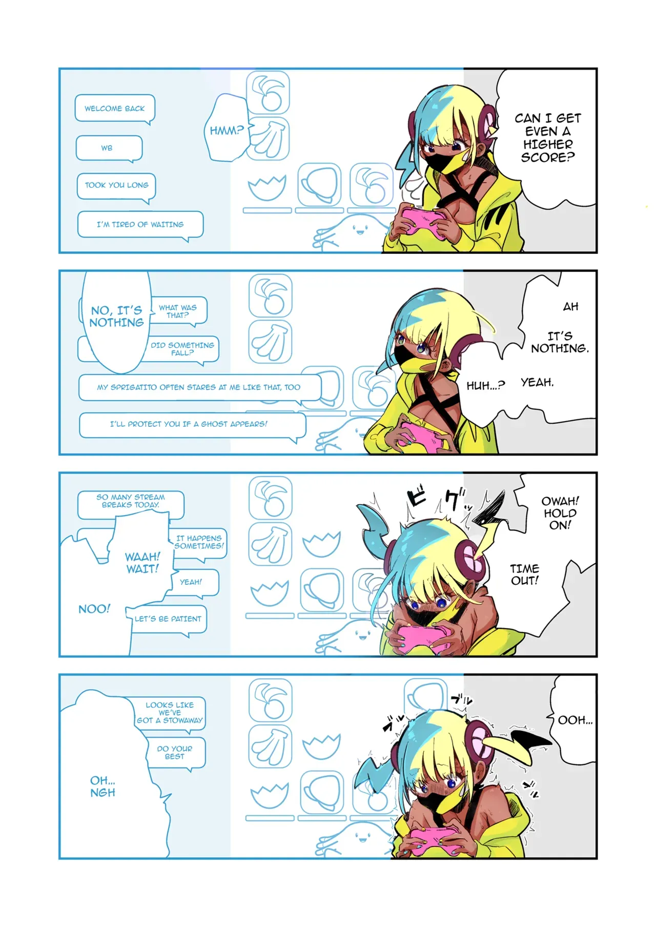 [chori (Chorimokki)] Boku wa Canari Kenzen nano de Ero Haishin wa Shinaizo!! | Canari's Well-Behaved So She Won't Do A Lewd Livestream!! (Pokémon LEGENDS Z-A) [English] {Doujins.com} [Colorized] [Decensored] [Digital] - Page 10