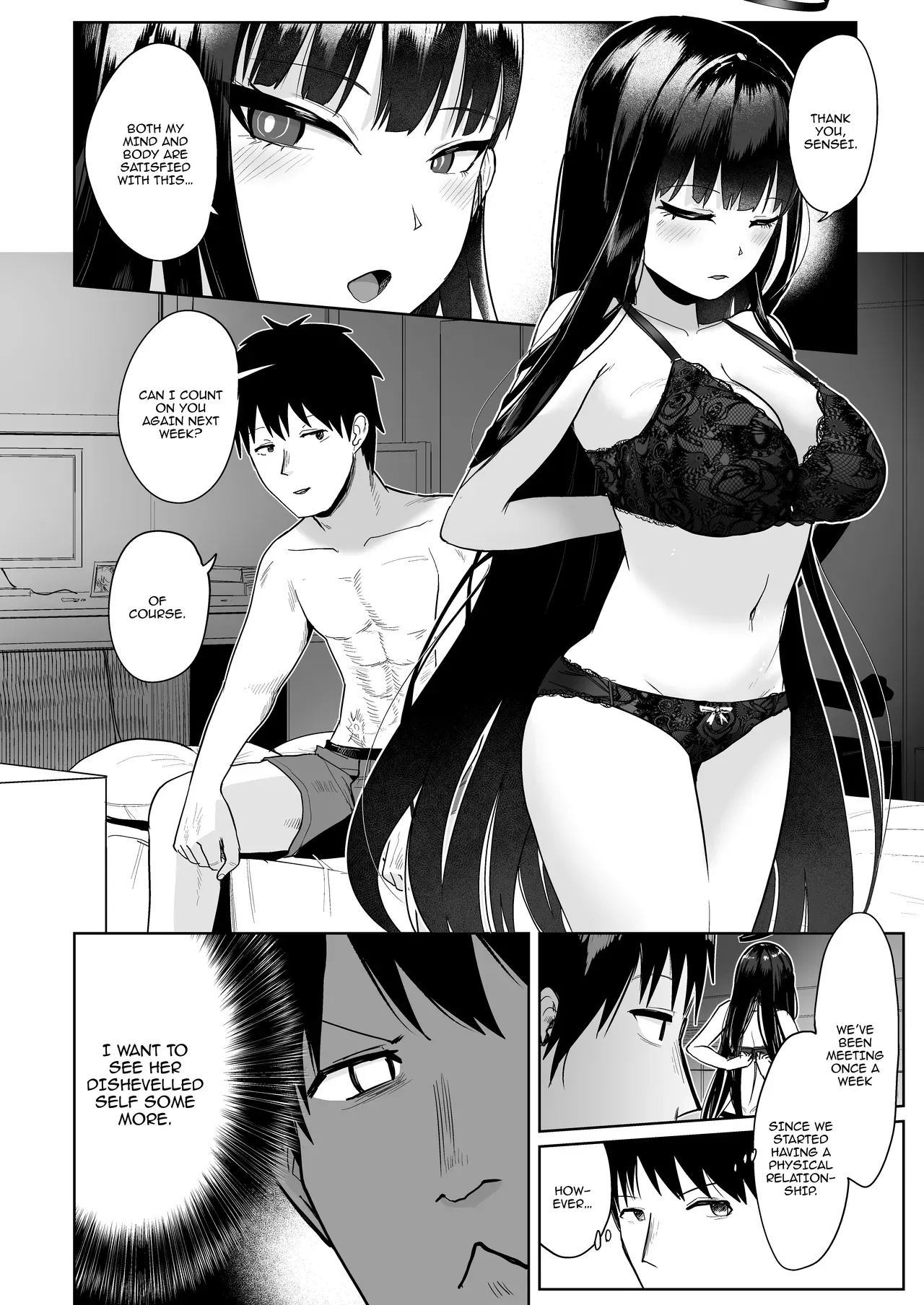 [Owakari Itadaketa darou ka (Umiyamasoze)] Rio no Gouriteki Sex to Sensei no Higouriteki Sex | Rio's Logical Sex and Sensei's Illogical Sex (Blue Archive) [English] {Doujins.com} [Digital] - Page 3