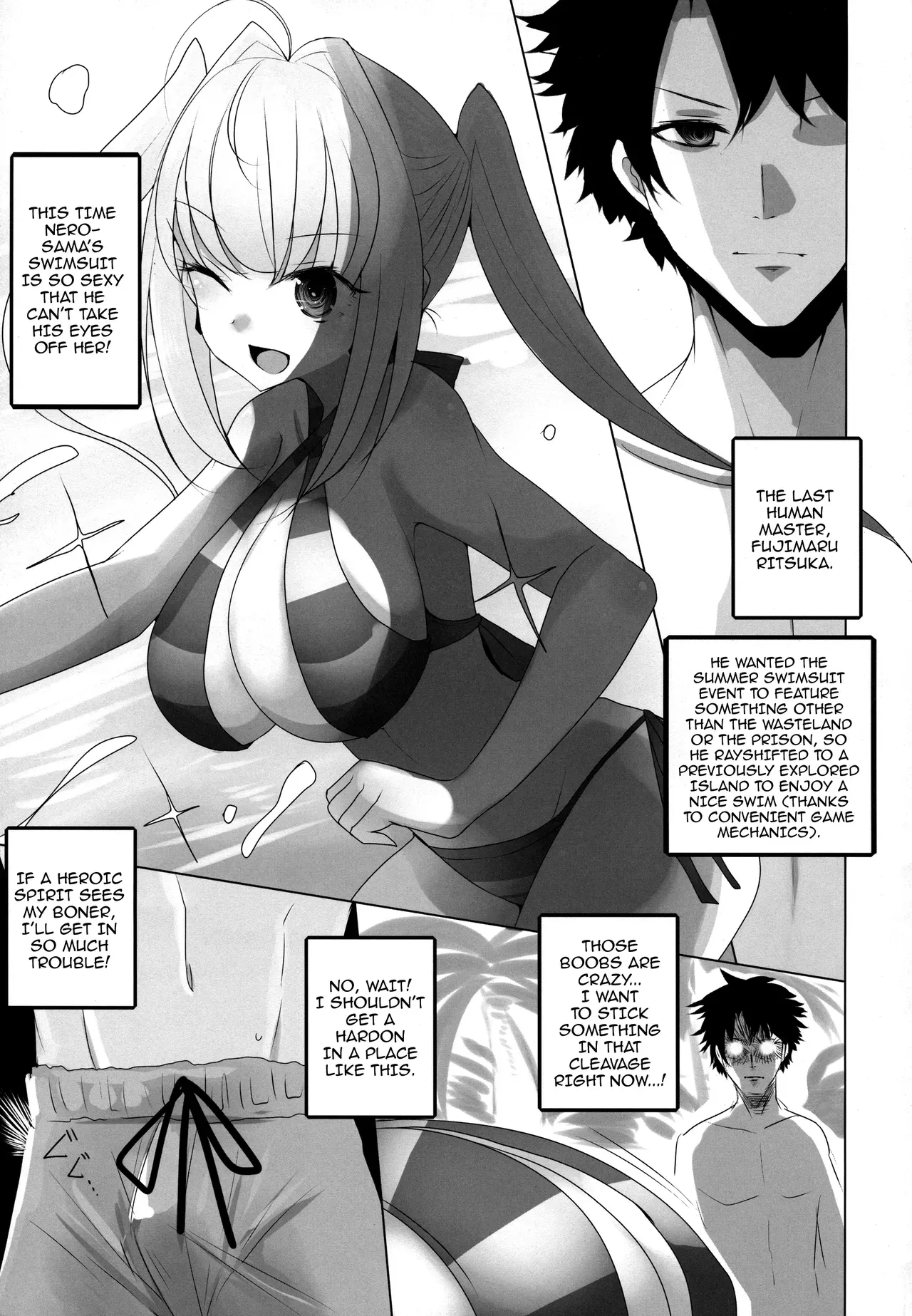 (COMIC1☆12) [Jackpot 64 (HAN)] Nero ni Oppai de Shite Morau Hon | Book Where Nero Does Me With Her Tits (Fate/Grand Order) [English] {Doujins.com} - Page 4