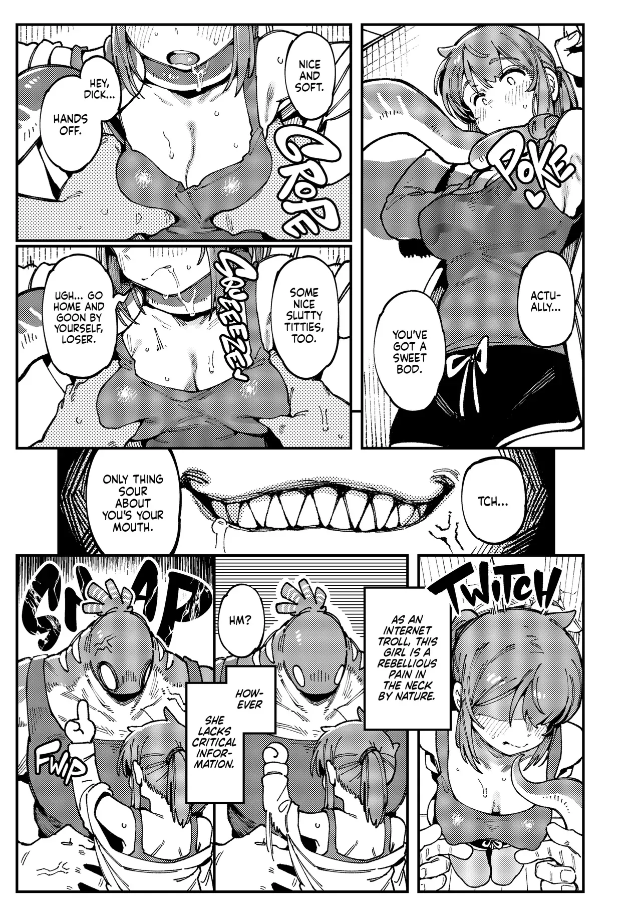 [Hoshoku Shoujo (Karasu Chan)] Watashi ni Konna Kuchi Kiite, Oya Gatcha Shippai shita no ka | Don't Feed the Trolls [English] [J18] [Decensored] [Digital] - Page 8