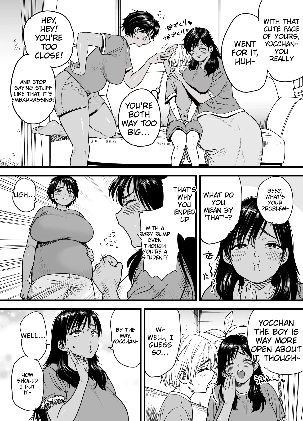 [Ishikarian (Maruyama Akira)] Tall, Tanned, Tomboyish! Nagisa-chan 3 — Since Pregnant Nagisa-chan Can't Do It, Nagisa's Hairy Mama Takes Care of the Sexual Relief: Sex Edition [English] - Page 4