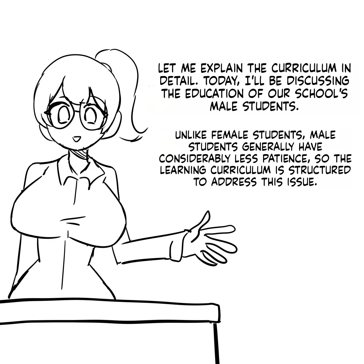 (Au79) (Pixiv) A school in a female-dominated society." - Page 1