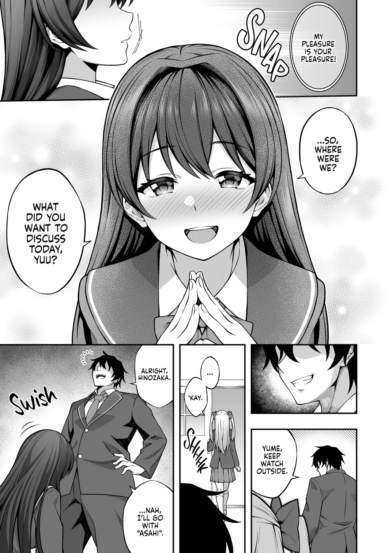 [Doushoku (INAGITA)] Saiminjutsu de Majime na Seitokaichou o Te ni Ireta Ore | How I Charmed the Prim and Proper President [English] [J18] [Decensored] [Digital] - Page 9