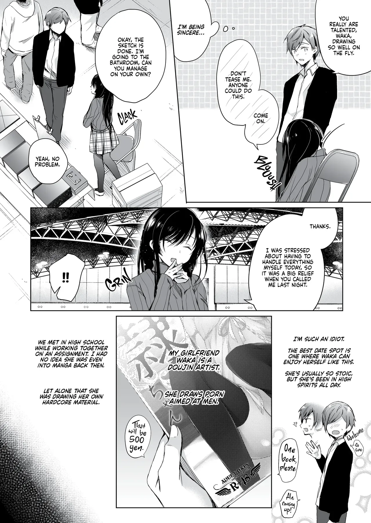 [Hirahira (Hirari)] Ero Doujin Sakka no Boku no Kanojo wa Uwaki nante Shinai. Soushuuhen | A Doujinshi Artist Would Never Cheat On Me Anthology [English] [J18] [Decensored] - Page 3