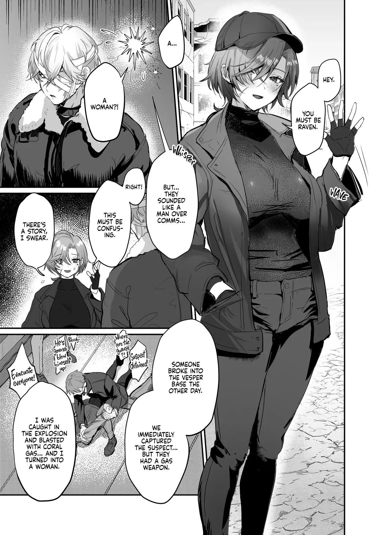 [Yabatani Land (Homina Mia, Various)] Coral no Megumi de Nyotaika Shita Senyuu to xxx Suru Hon | Blessings of the Coral (ARMORED CORE VI) [English] [Summer Salt] [Decensored] [Digital] - Page 3