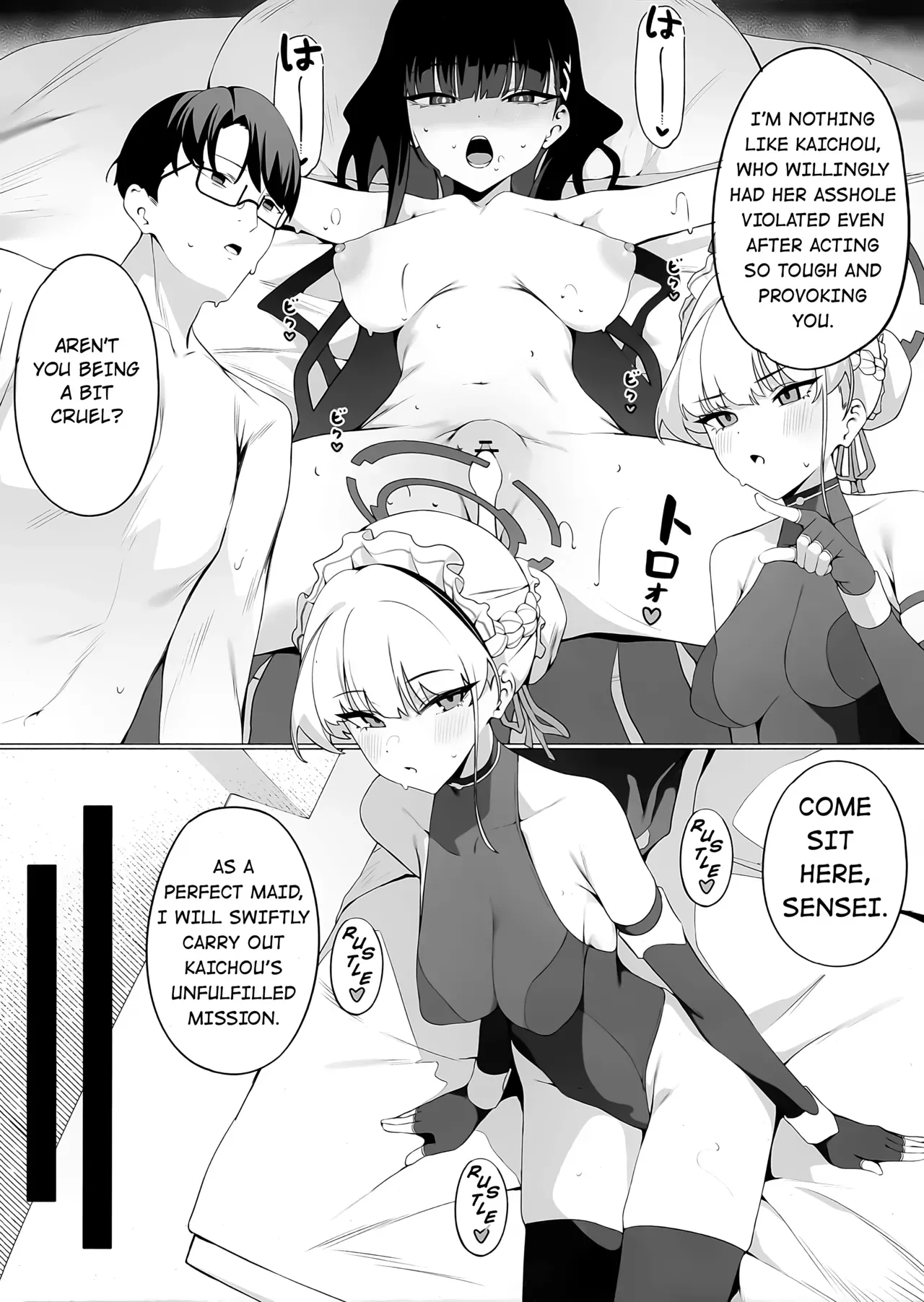(C106) [Happy Mayonnaise (ASLA)] Sensei, Please Freely Use Me as Part of My Mission | Sensei Kore wa Watashi no Ninmu desu, Douzo Otsukai Kudasai (Blue Archive) [English] [20K1TL] - Page 5