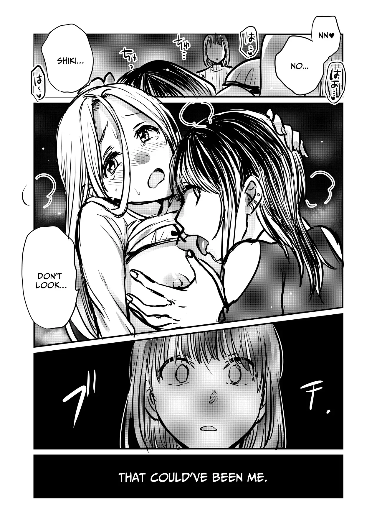 [GENJU MINZOKU (Sato)] Nande Onna nanka ni Torarenakya Ikenai no? | Why Do I Have To Lose Her To Another Woman? [English] [IXIA WORKS] - Page 10