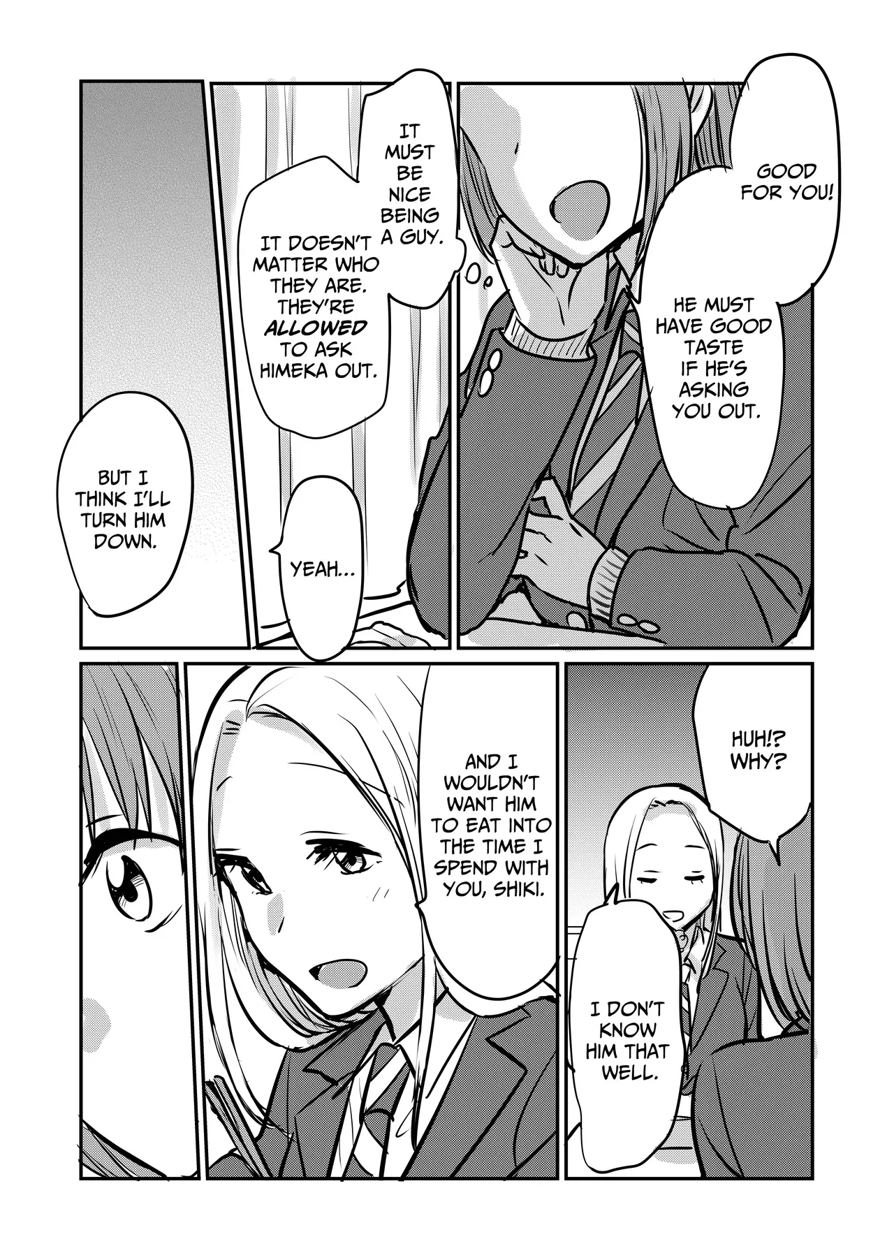 [GENJU MINZOKU (Sato)] Nande Onna nanka ni Torarenakya Ikenai no? | Why Do I Have To Lose Her To Another Woman? [English] [IXIA WORKS] - Page 5
