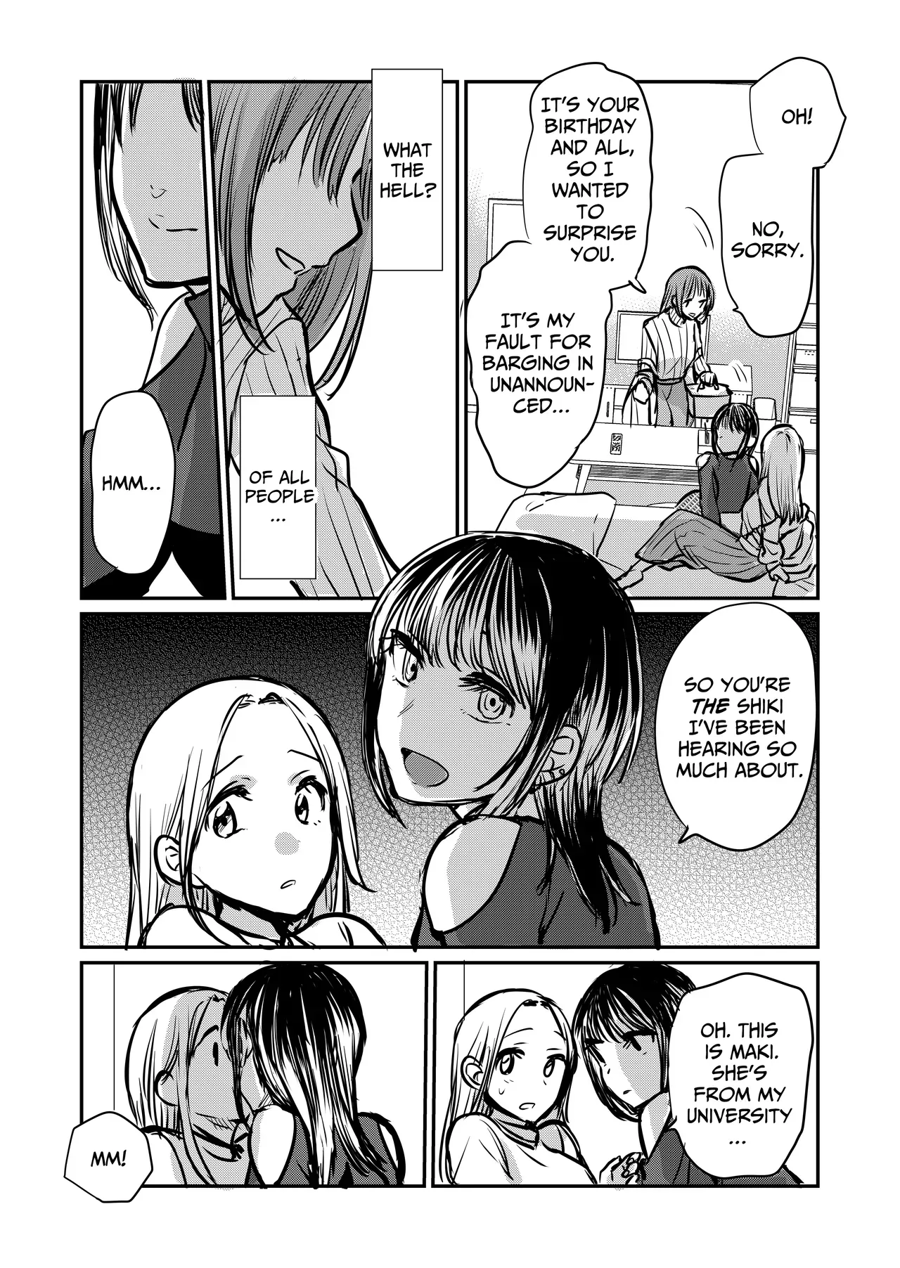[GENJU MINZOKU (Sato)] Nande Onna nanka ni Torarenakya Ikenai no? | Why Do I Have To Lose Her To Another Woman? [English] [IXIA WORKS] - Page 8