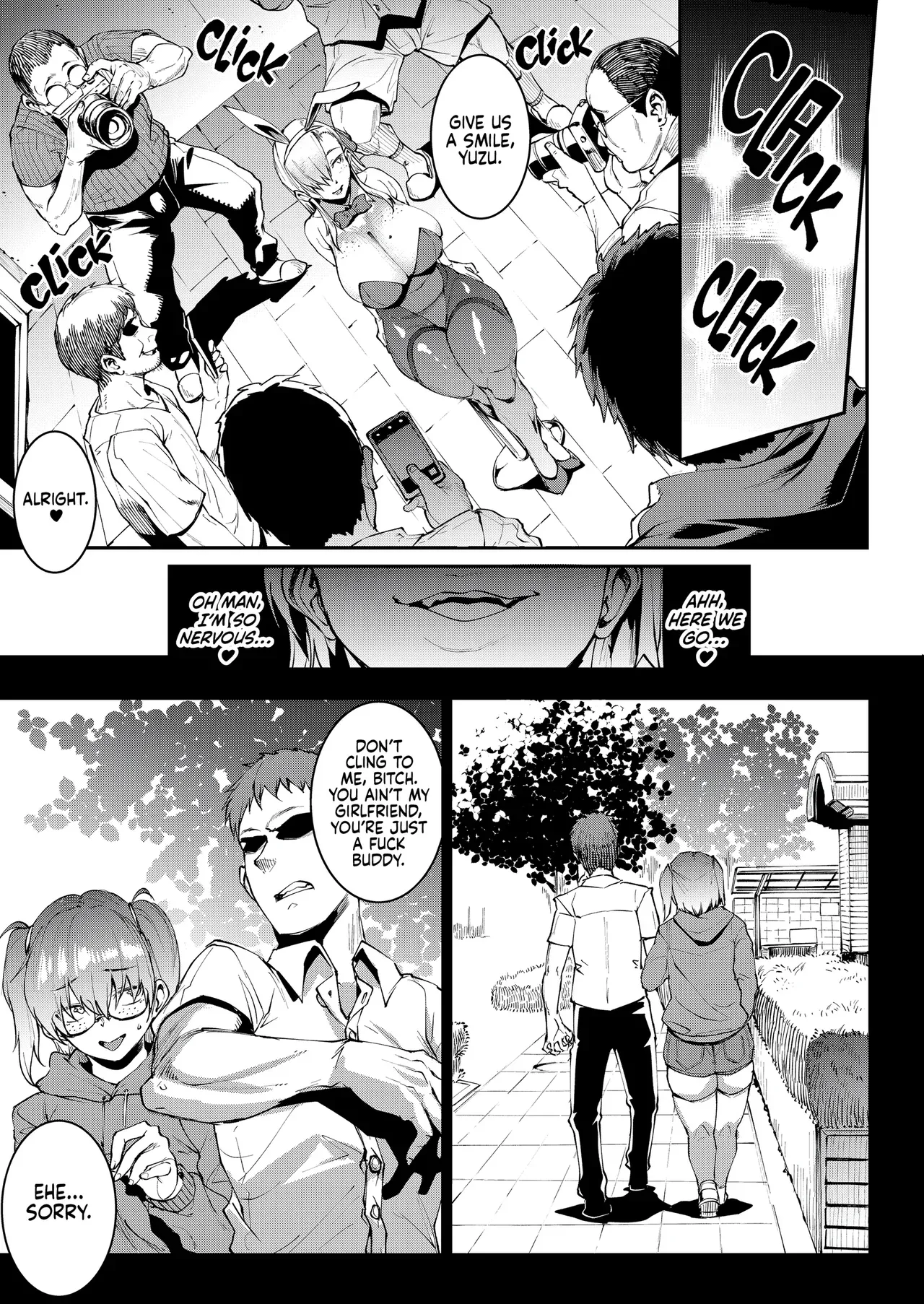 [ERECT TOUCH (Erect Sawaru)] Choi Busa dakedo Shintai wa Eroi SeFri Layer to Rankou Satsueikai | We'll Do Her in the Asuna Cosplay (Blue Archive) [English] [Summer Salt] [Decensored] [Digital] - Page 4
