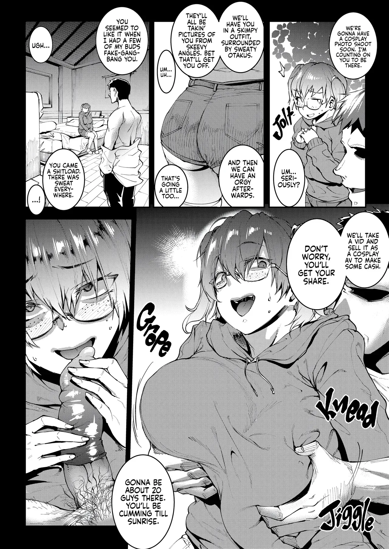 [ERECT TOUCH (Erect Sawaru)] Choi Busa dakedo Shintai wa Eroi SeFri Layer to Rankou Satsueikai | We'll Do Her in the Asuna Cosplay (Blue Archive) [English] [Summer Salt] [Decensored] [Digital] - Page 5