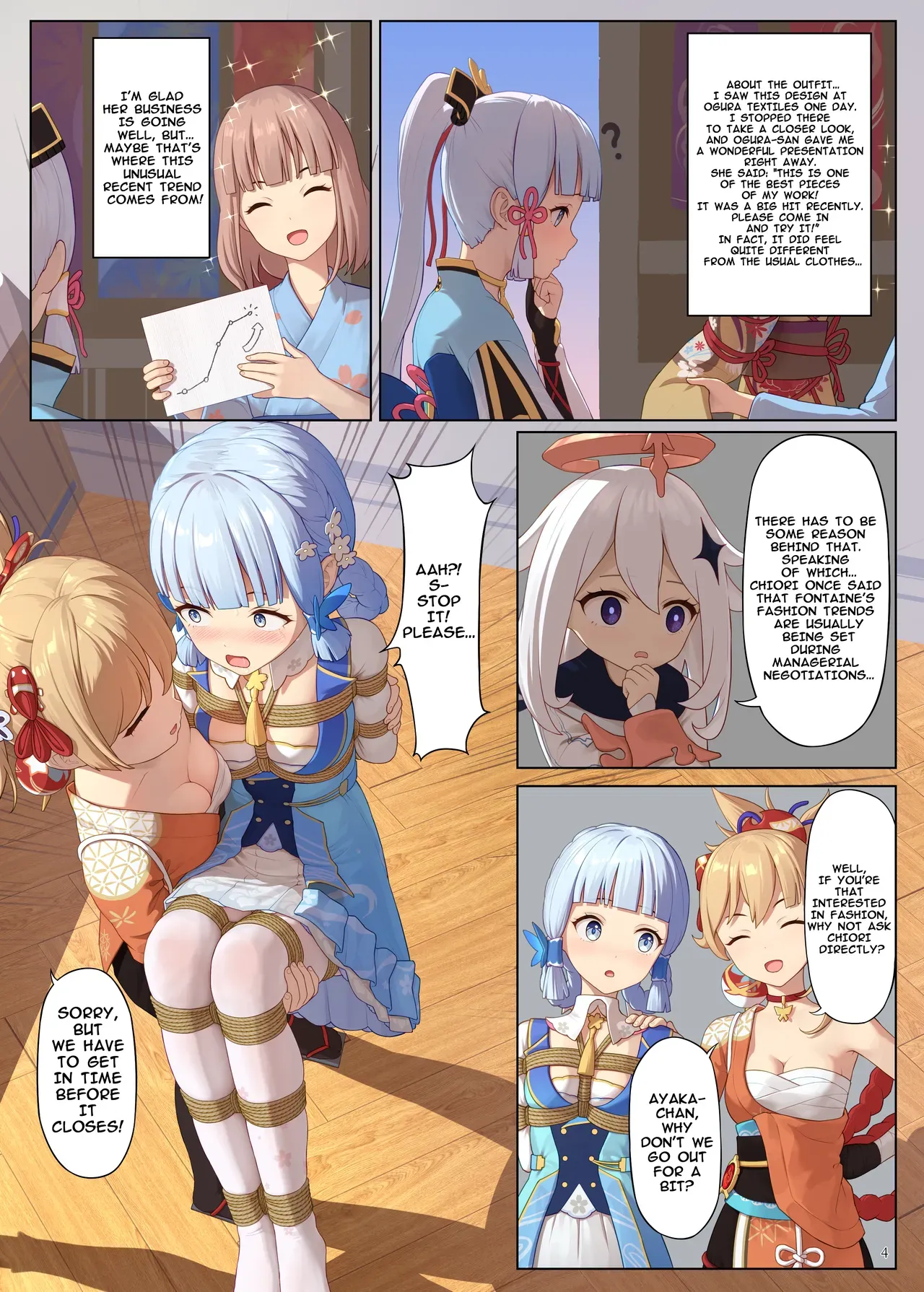 [Himitsu] En no Ori Ito (Genshin Impact) [English] - Page 4