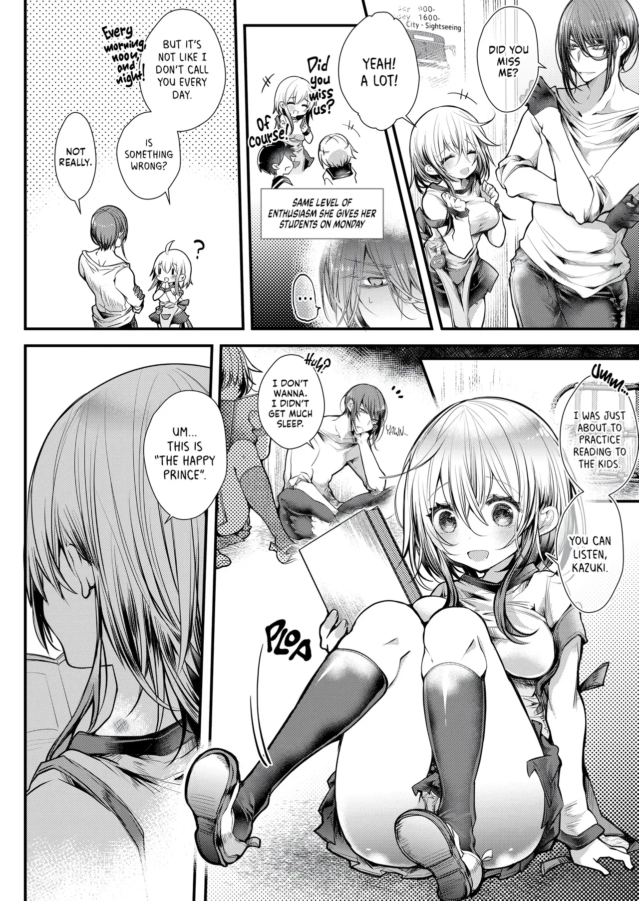 [blue killer (Doku Denpa)] Yuki-chan Sensei Amaama REFLE & Pajama Ecchi | She'll Spoil You Rotten [English] [J18] [Decensored] [Digital] - Page 4