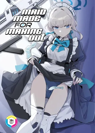 [Ballistic onahole (Б)] Dokidoki Toki Meki Maid Kiss | Maid Made for Making Out (Blue Archive) [English] [Summer Salt] [Decensored] [Digital] cover