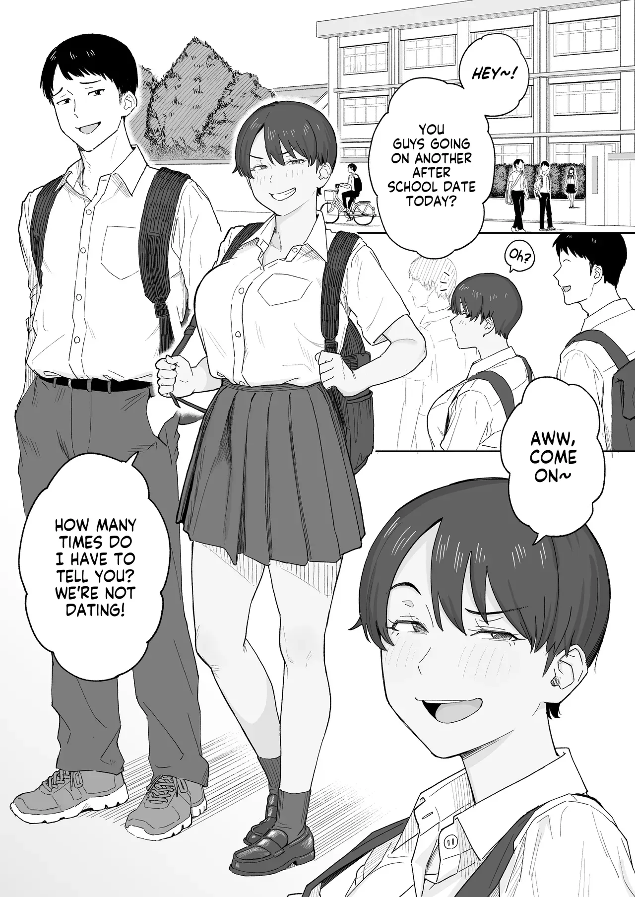 [Natsuzo] Mukashi Kara Otokoppoi Osananajimi mo Chanto Mesu ni Sodachimashita | Even my Tomboy Childhood Friend Grew up Into a Proper Female [English] [NudeSalad] - Page 2