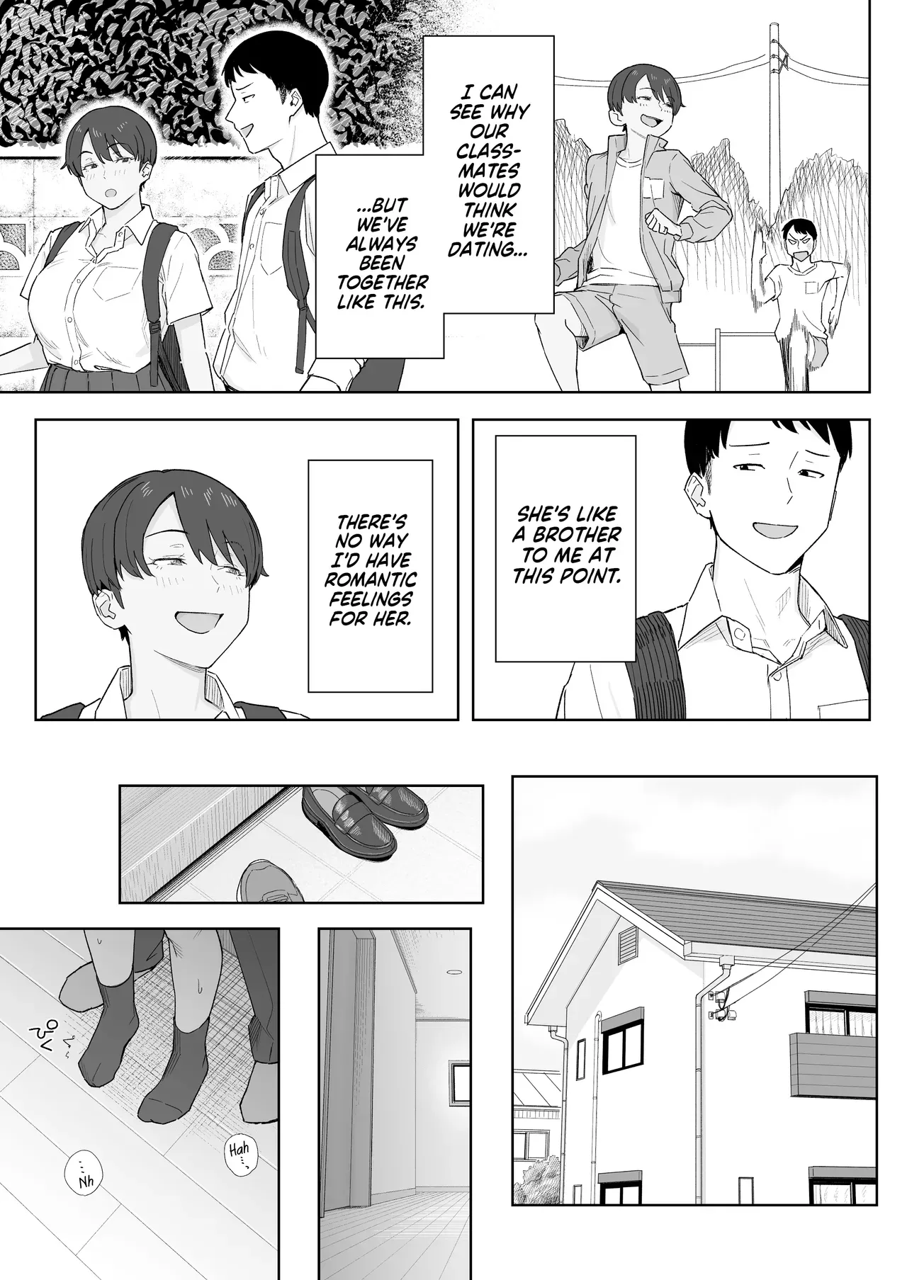 [Natsuzo] Mukashi Kara Otokoppoi Osananajimi mo Chanto Mesu ni Sodachimashita | Even my Tomboy Childhood Friend Grew up Into a Proper Female [English] [NudeSalad] - Page 6
