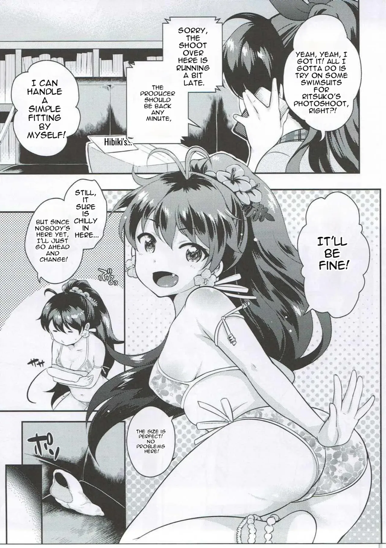 (C87) [Kikkaya (Uesugi Kyoushirou, Sakaki Yuino)] has a nice ring to it - Hibiki ga Ii (THE iDOLM@STER) [MTL] - Page 4