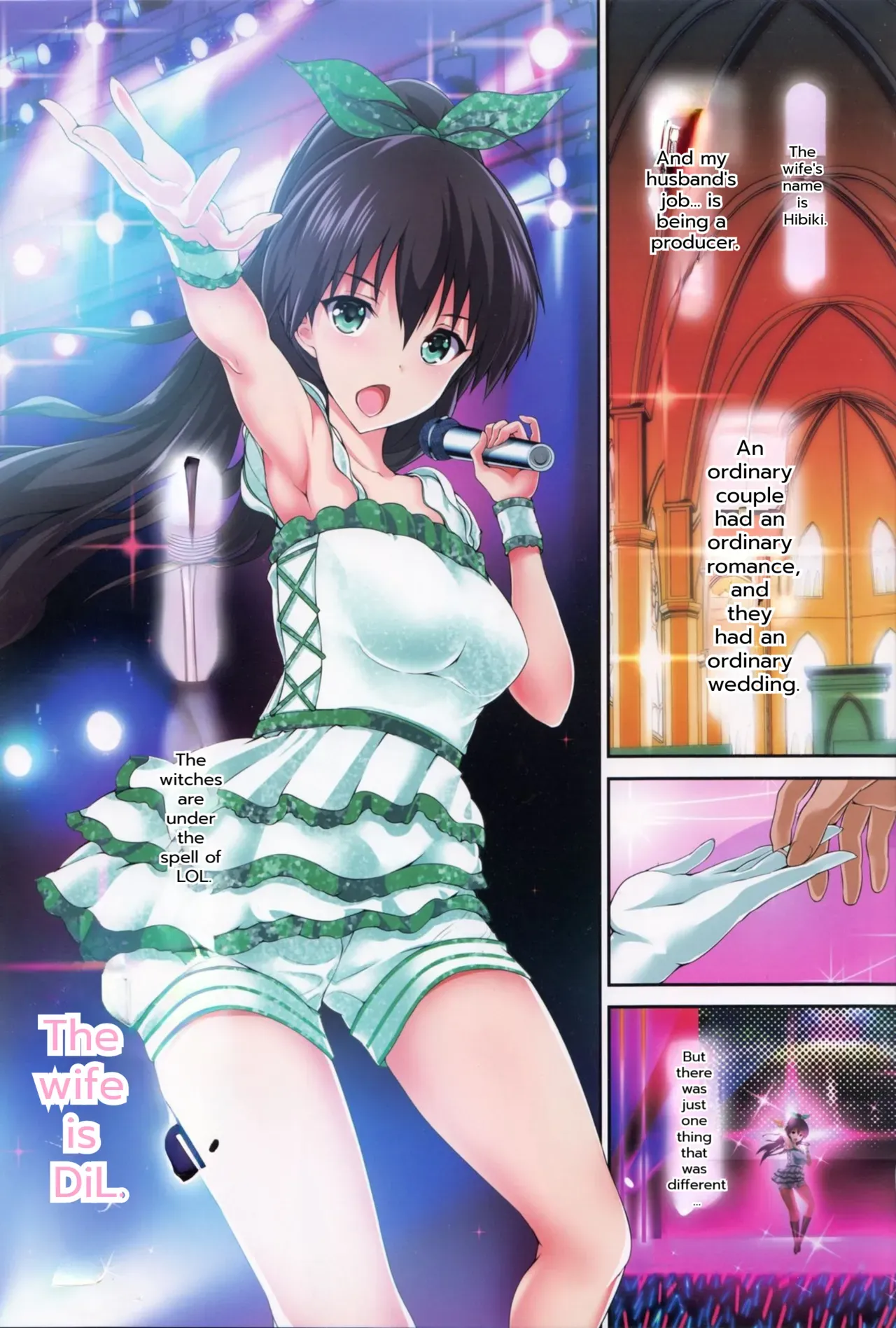 (COMIC1☆8) [Atelier Maruwa (Maruwa Tarou)] Okusama wa iDOL -Hibiki to Shoya Hen- (THE iDOLM@STER) [MTL] - Page 2