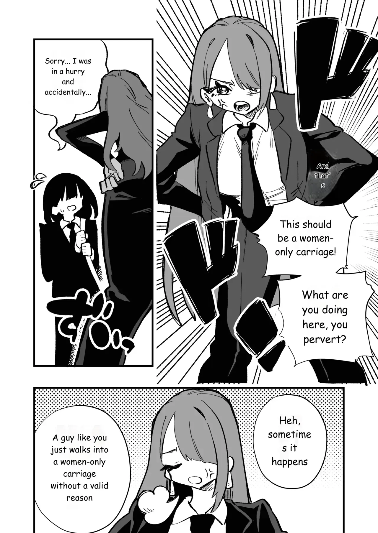 Forced Cross-Dressing in a Women-Only Carriage - Page 5