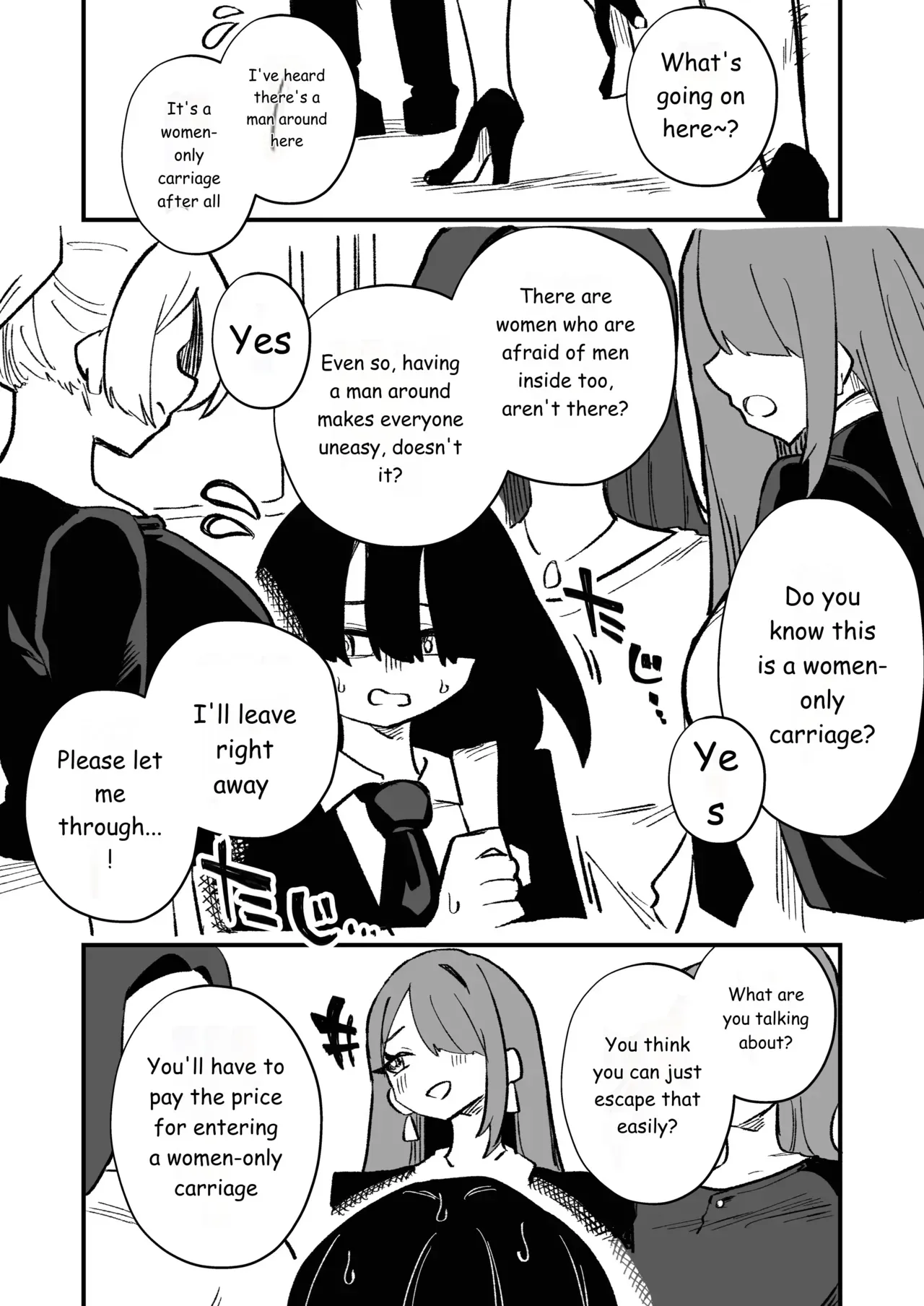 Forced Cross-Dressing in a Women-Only Carriage - Page 6