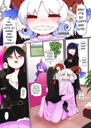 TouTetsu Youma Receives Special Service At Beauty Salon cover