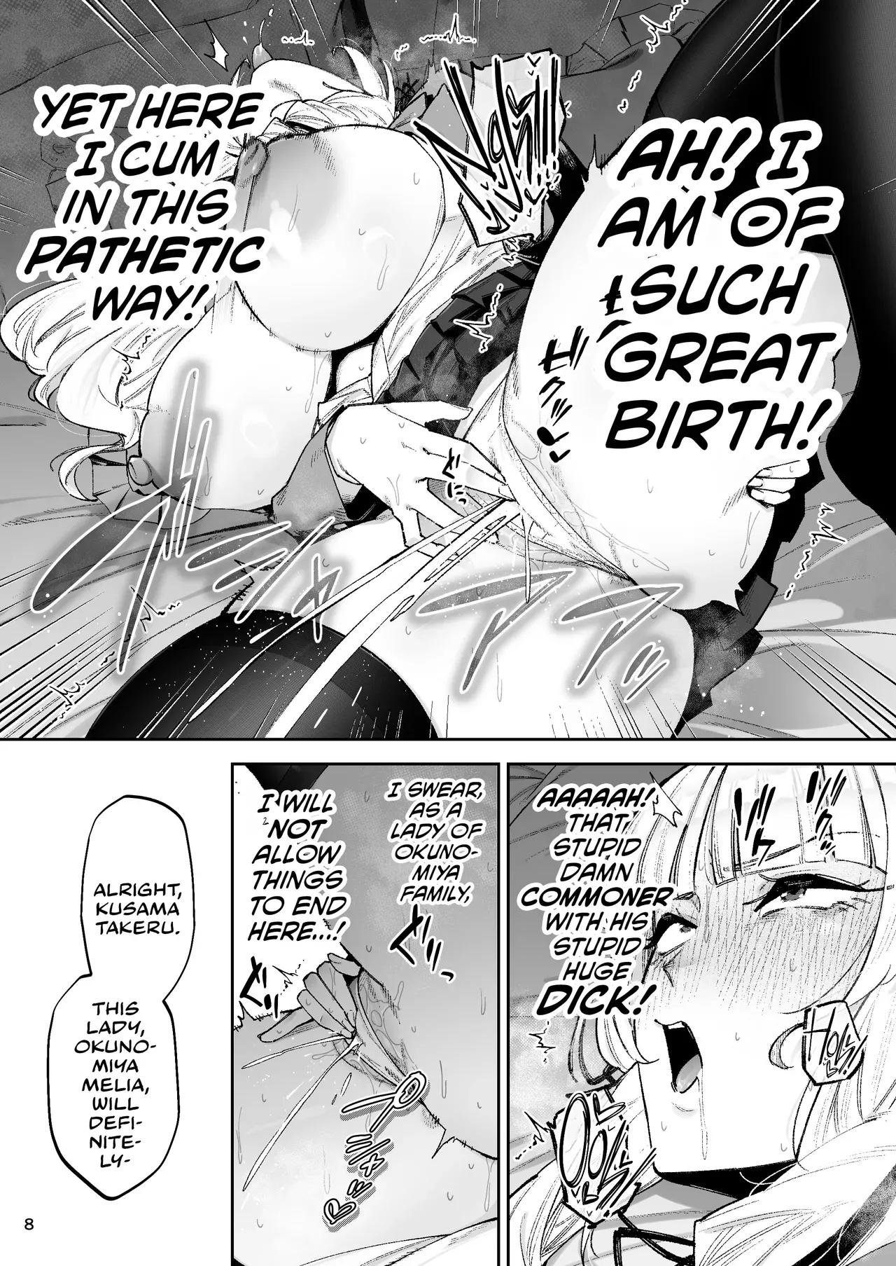 [Gagarin Kichi, Papicolo] Go For It! You Stupid, Sexy Young Lady! | Soreyuke, Ero Baka Ojou-sama! ~Celeb no Watashi ga Dekachin Shomin wo Tegome ni Suru no wa Touzen desu!~ - Page 10