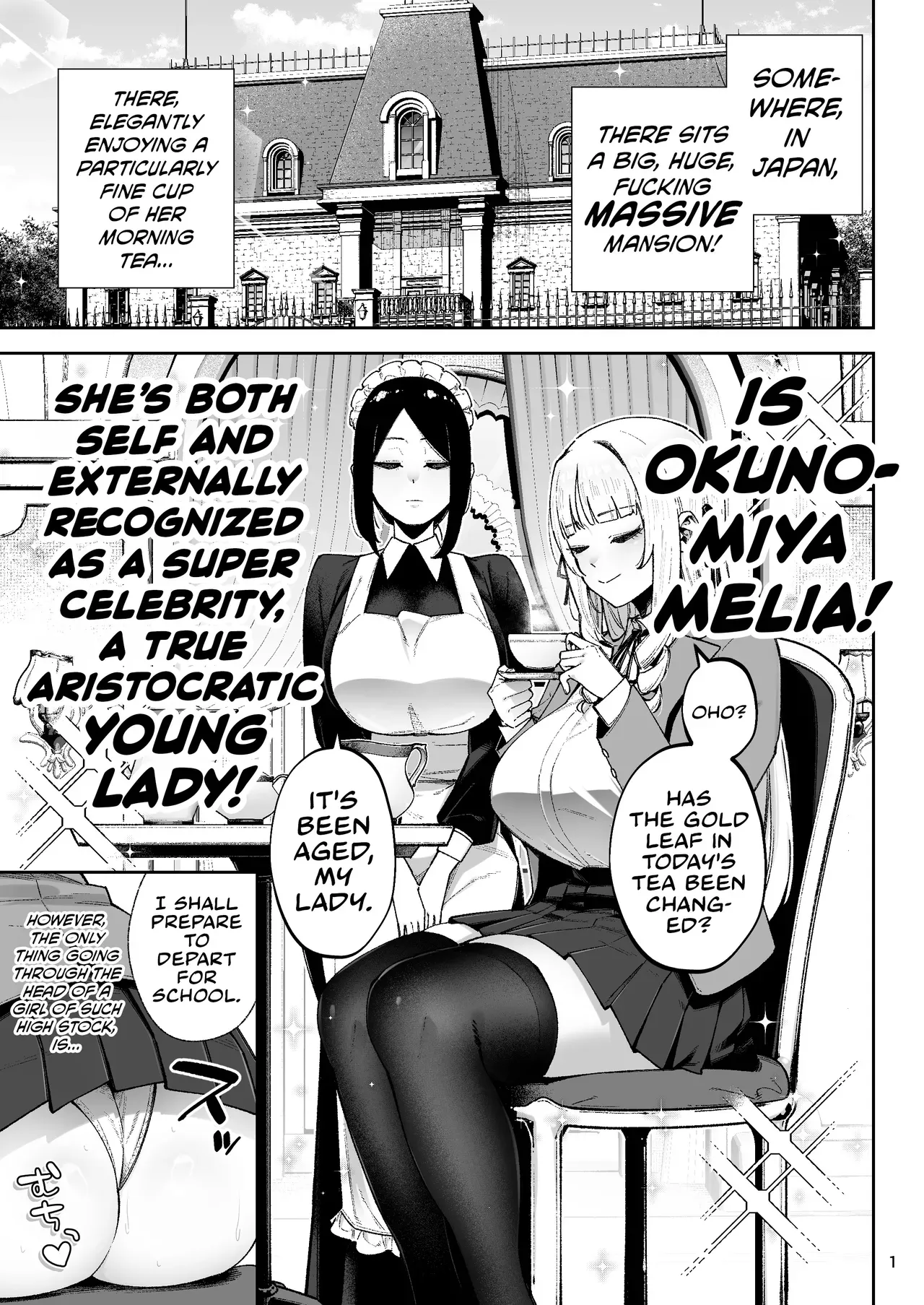 [Gagarin Kichi, Papicolo] Go For It! You Stupid, Sexy Young Lady! | Soreyuke, Ero Baka Ojou-sama! ~Celeb no Watashi ga Dekachin Shomin wo Tegome ni Suru no wa Touzen desu!~ - Page 3