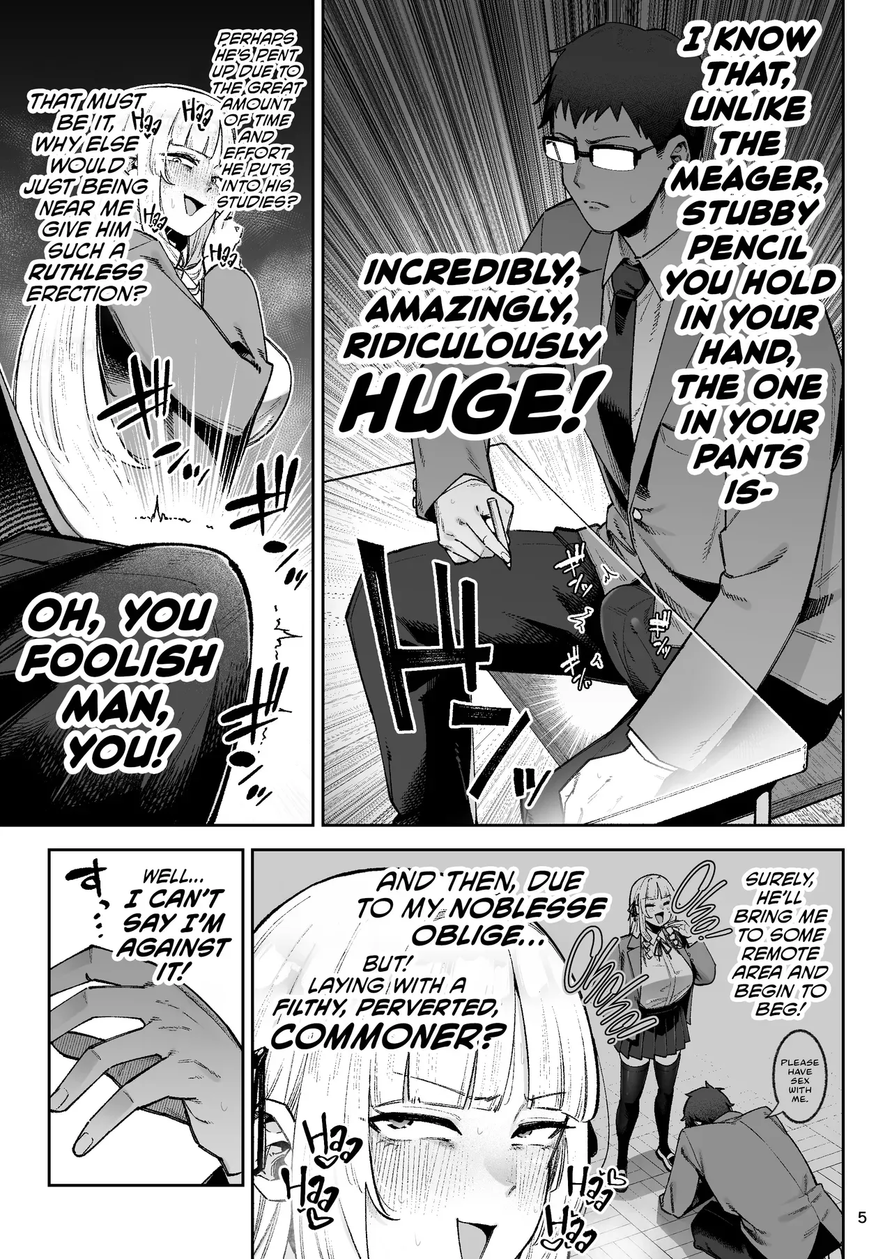 [Gagarin Kichi, Papicolo] Go For It! You Stupid, Sexy Young Lady! | Soreyuke, Ero Baka Ojou-sama! ~Celeb no Watashi ga Dekachin Shomin wo Tegome ni Suru no wa Touzen desu!~ - Page 7