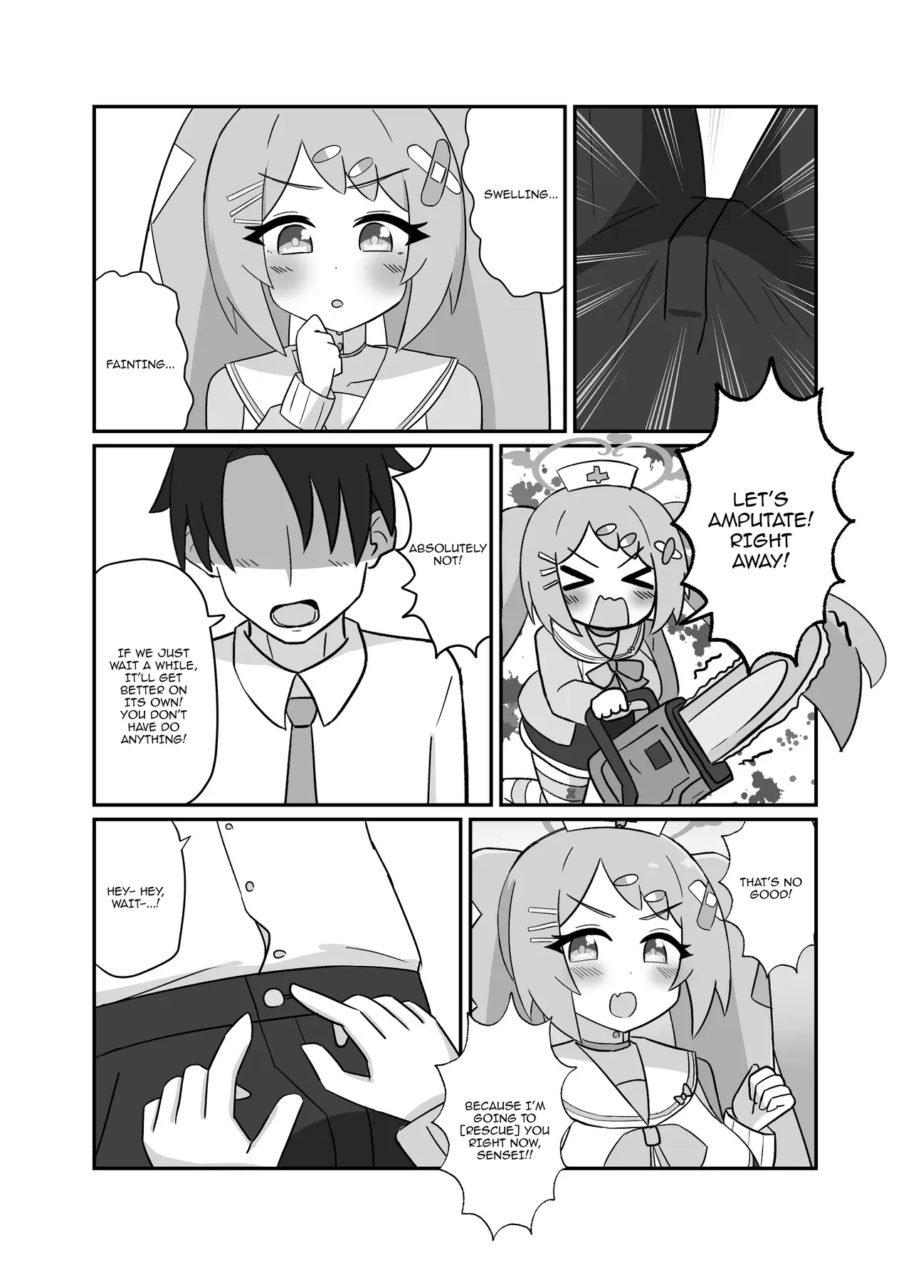 [Lucky Phantasm (Rakirakito)] Hanae Therapy (Blue Archive) [Digital] [English] {Doujins.com} - Page 6