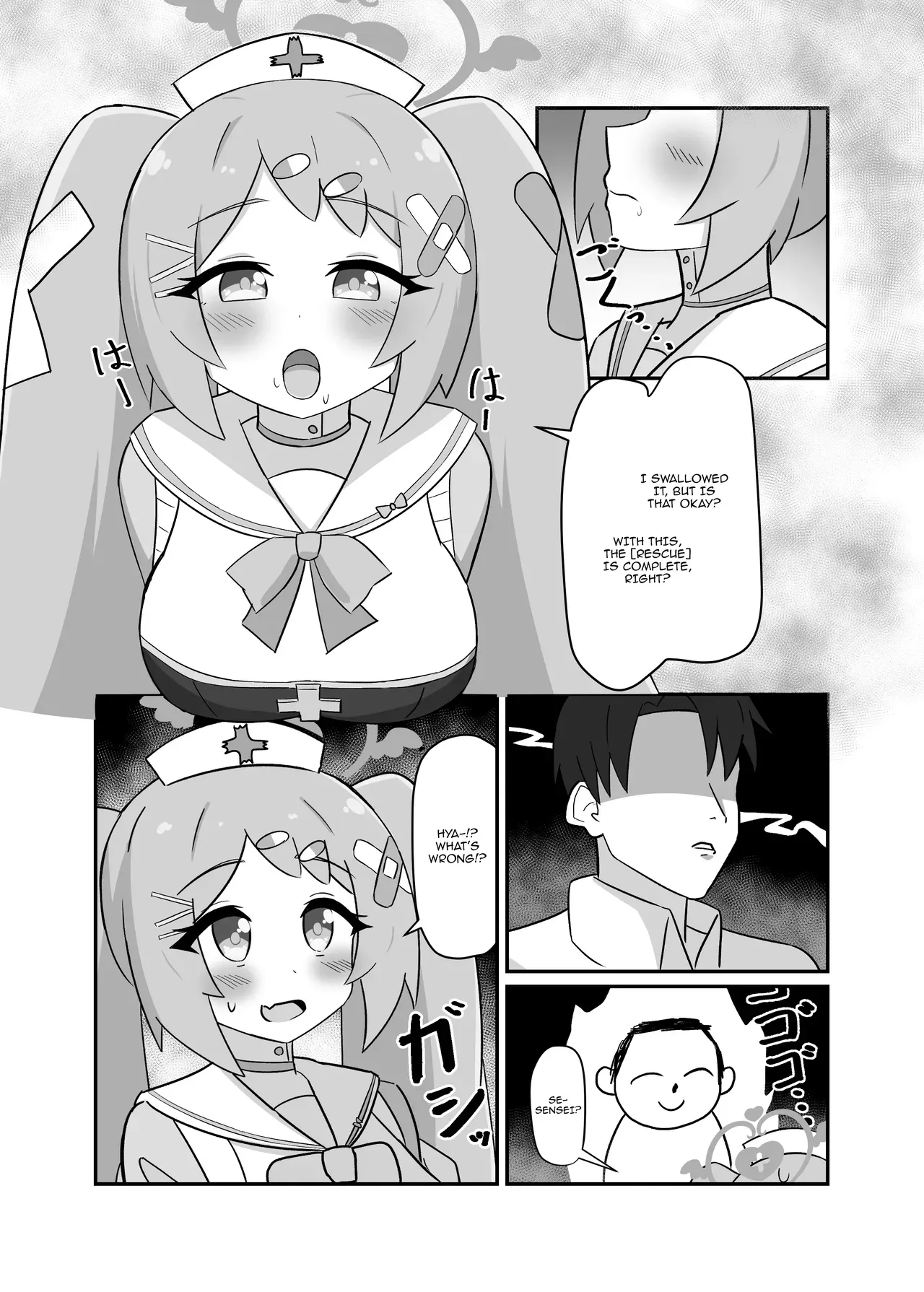 [Lucky Phantasm (Rakirakito)] Hanae Therapy (Blue Archive) [Digital] [English] {Doujins.com} - Page 9