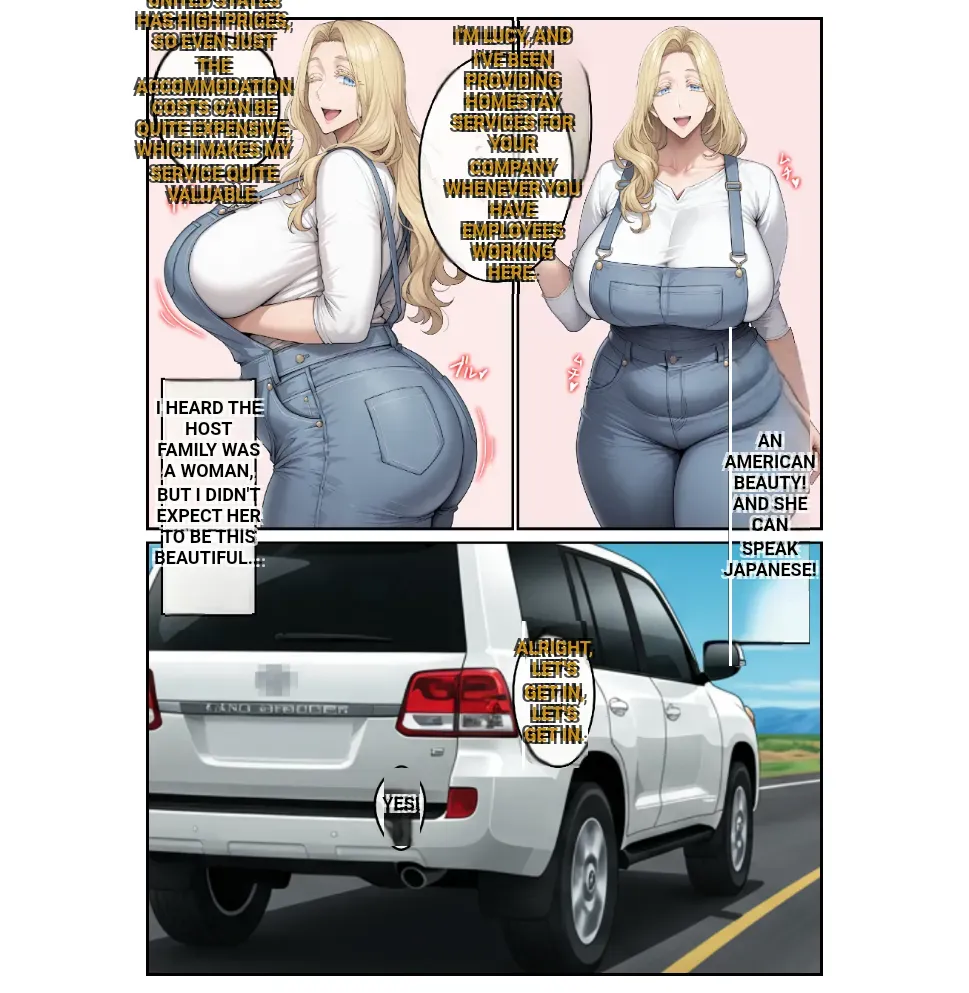 Home stay sakino bakunyuu blonde bijyouni mesuushi cosde yuwakusarete ittchalove tanetsuke seikatsu 1-2 + kakioroshi epilogue (AI) [MTL] - Page 7