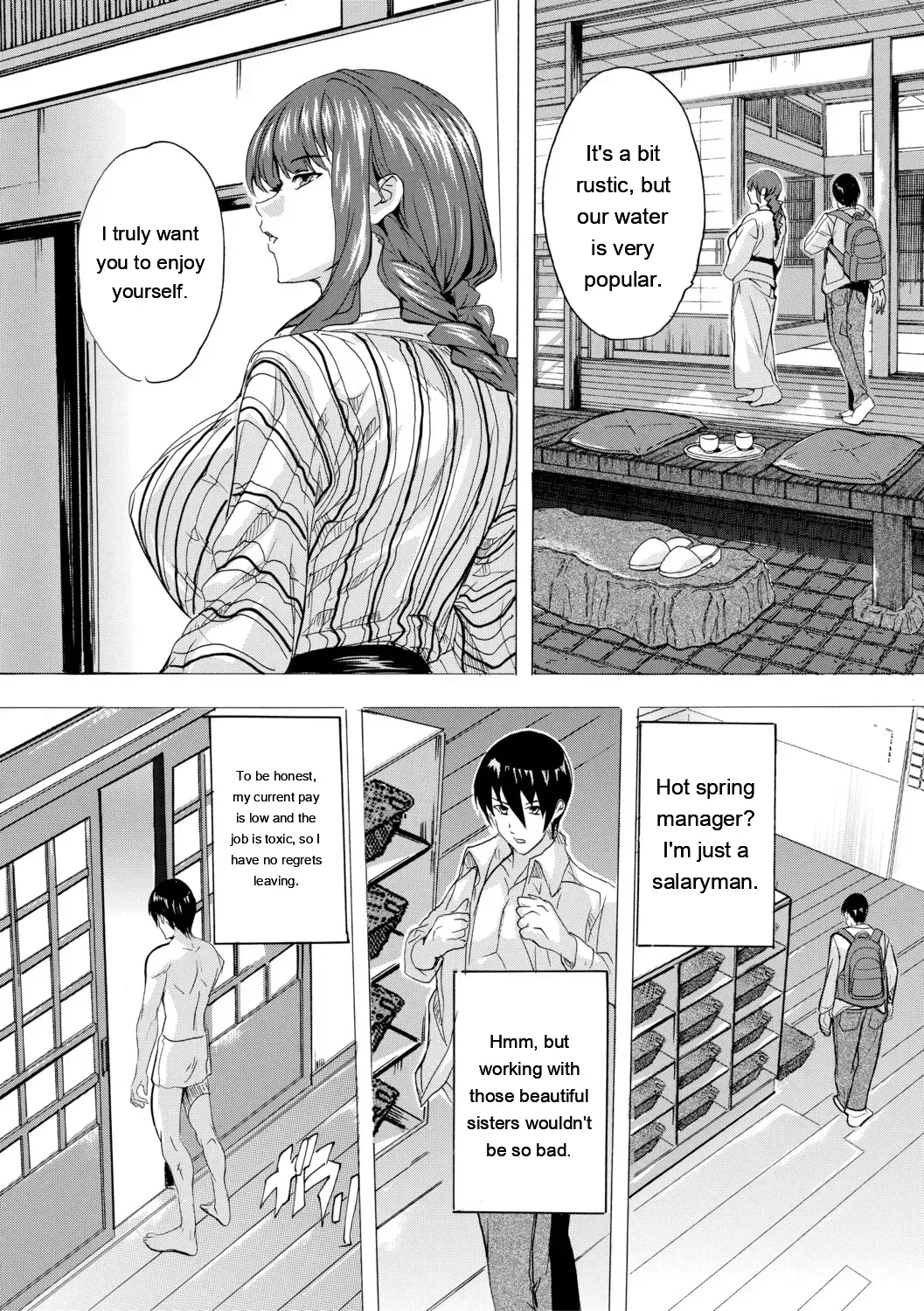 [Natsuka Q-ya] Haramase Oppai Onsen [Digital][Eng][MTL] - Page 8