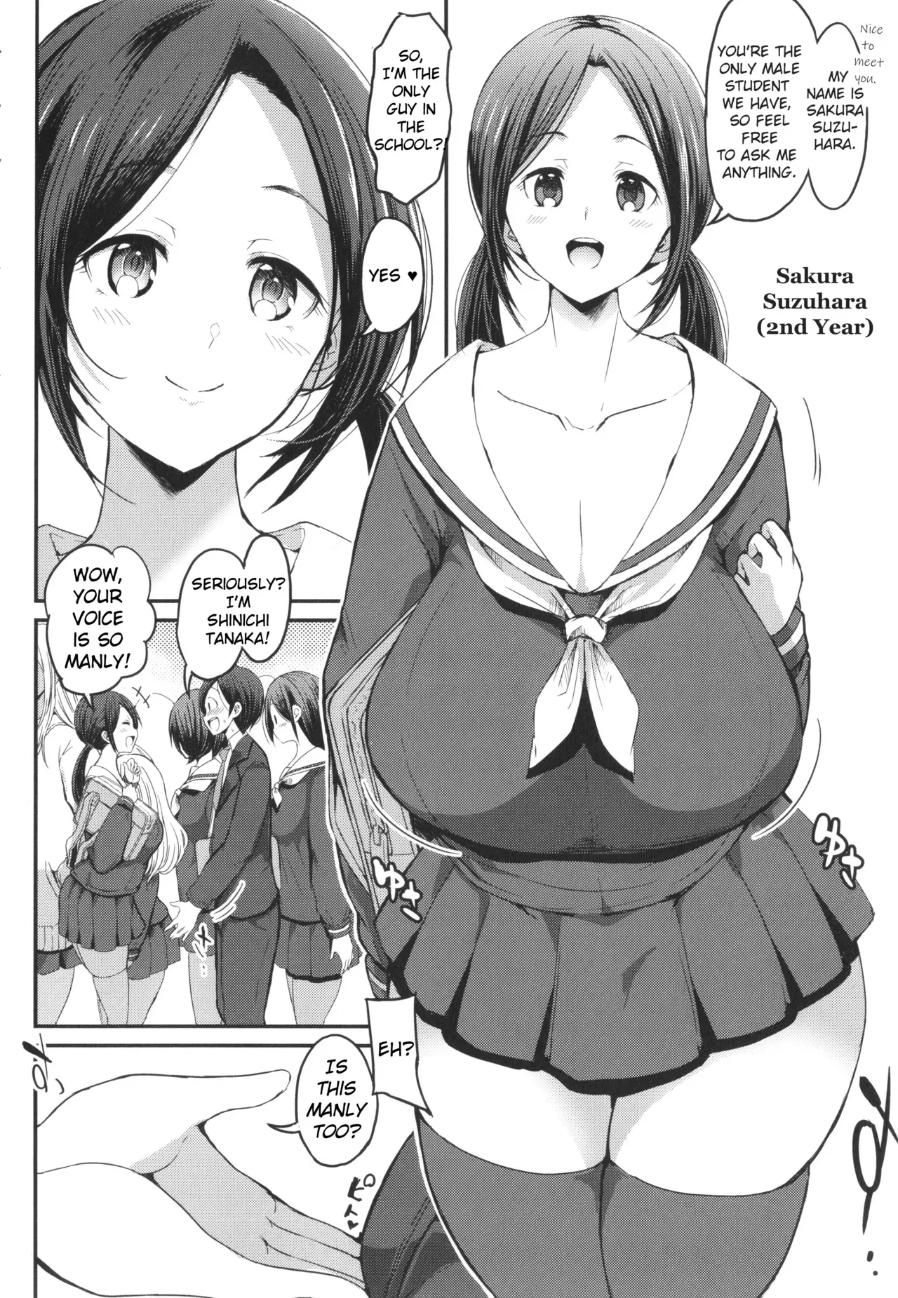 [Bu-chan] JK Bitch darake no Joshikou ni Danshi wa Boku [English] [hardcase8translates] - Page 10