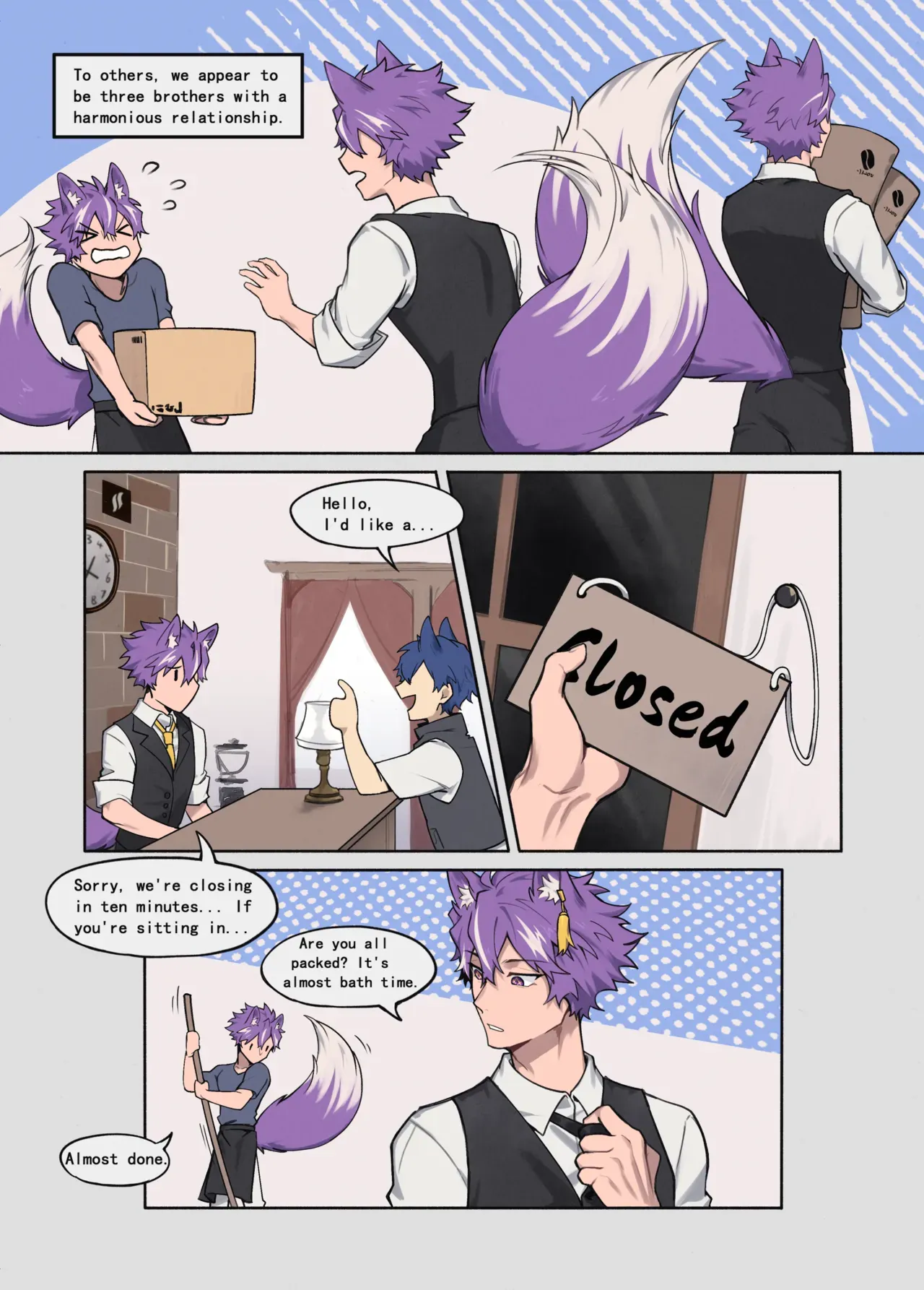 [PatientZ] "Three Purple Fox Brothers" [Recolors] [English] - Page 2