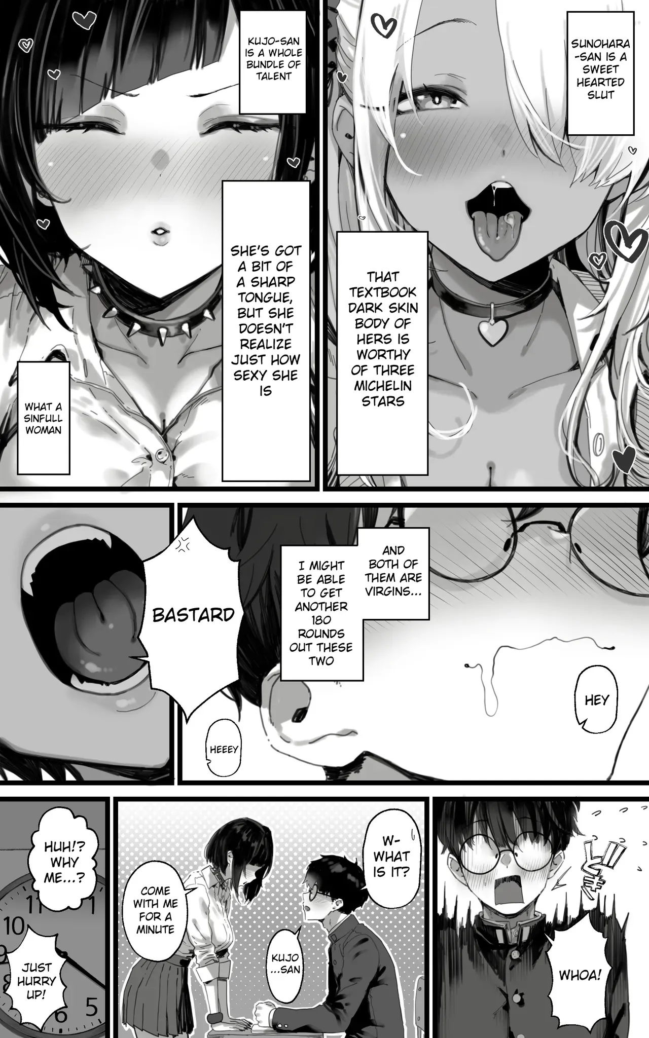 The Fap Material Gyaru Harem - We'll Serve You with Our whole Heart and Souls using Blowjobs,  Titfucks, and Threesomes until the Demon Lord Awakens!! - Page 4