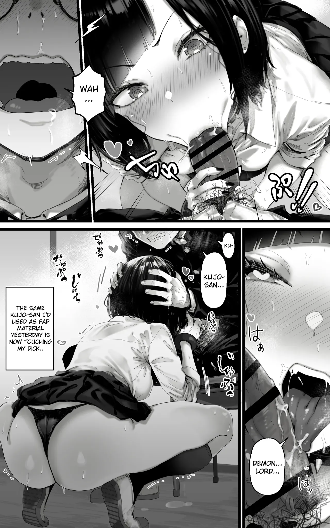 The Fap Material Gyaru Harem - We'll Serve You with Our whole Heart and Souls using Blowjobs,  Titfucks, and Threesomes until the Demon Lord Awakens!! - Page 9