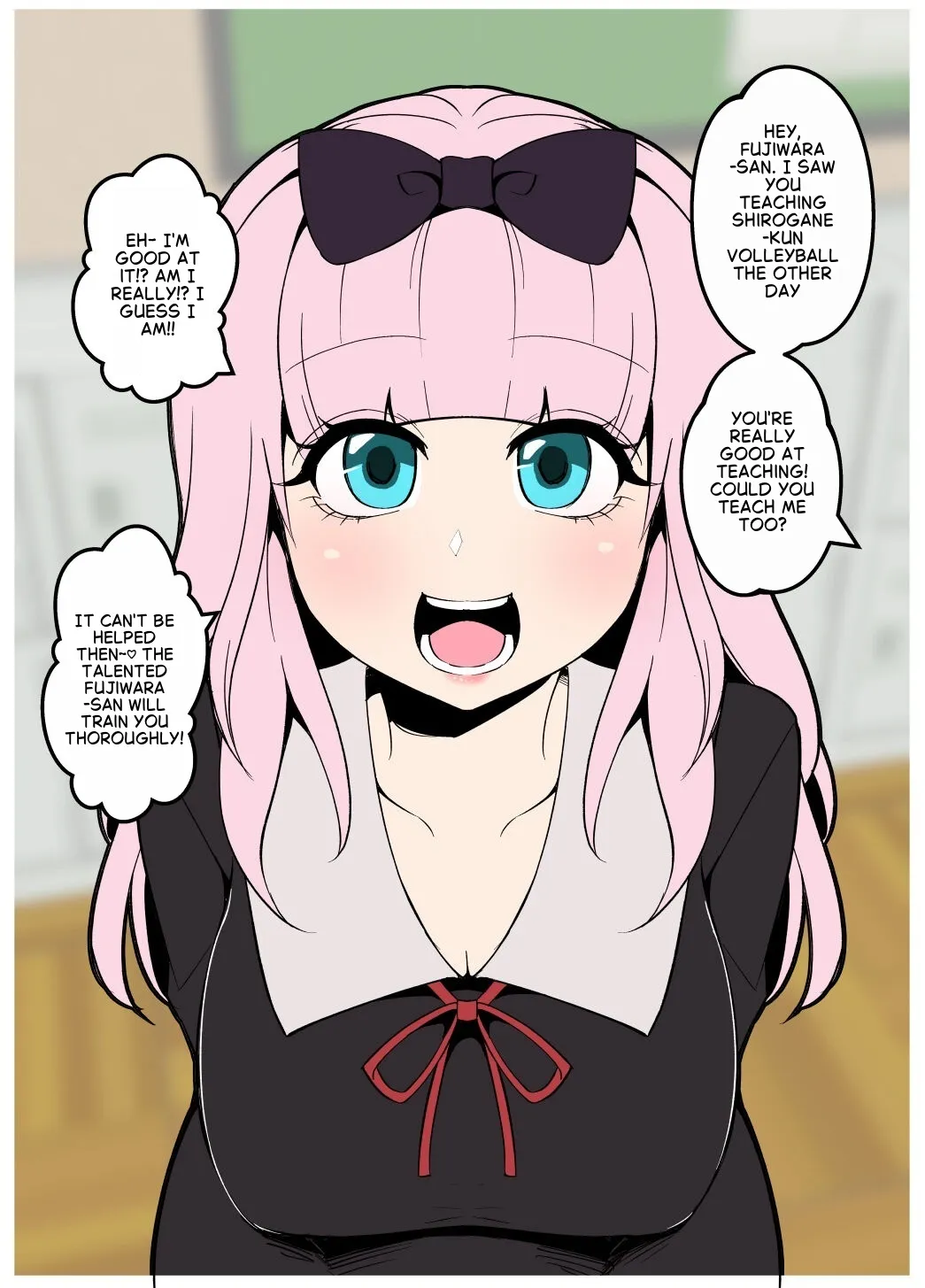 [Dokuneko Noil] Chika-chan ni waruikoto o suru (Kaguya-sama wa Kokurasetai) [English] - Page 1