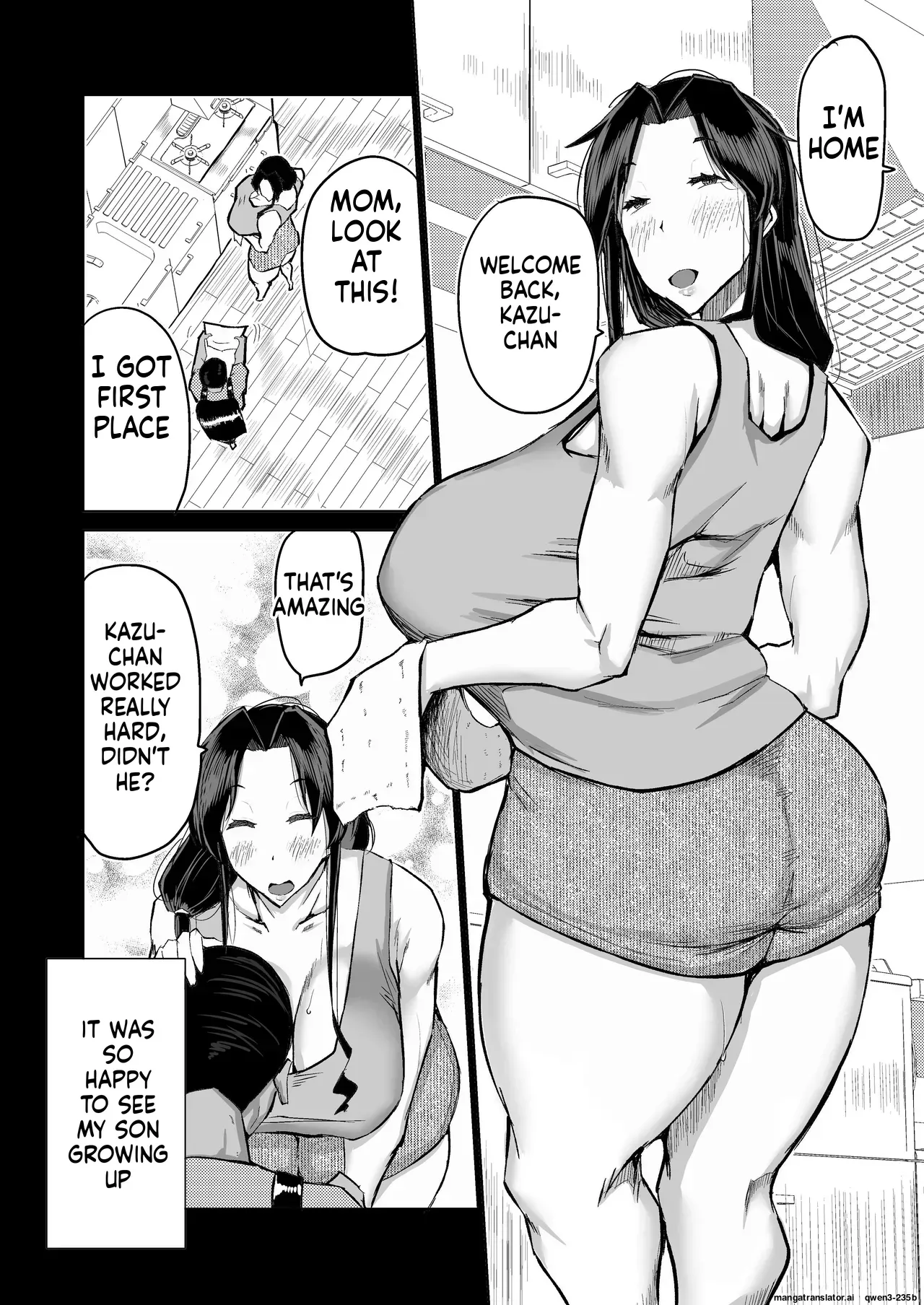 [Chae] Won't you jerk off my son's cock? ~A mother whose masturbation-monkey son's sexual needs became way too much trouble asks her mom friend for handjob advice~ - Page 3