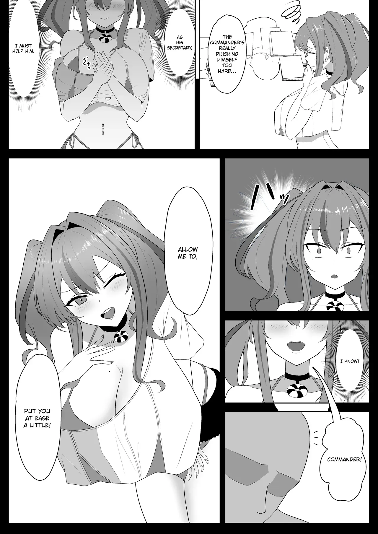 [Sakana no Ippon Michi (Gyokuro)] Atashi ga Shikikan wo Iyashite Ageru - I will put the commander at ease ♥ [Digital] [English] - Page 6